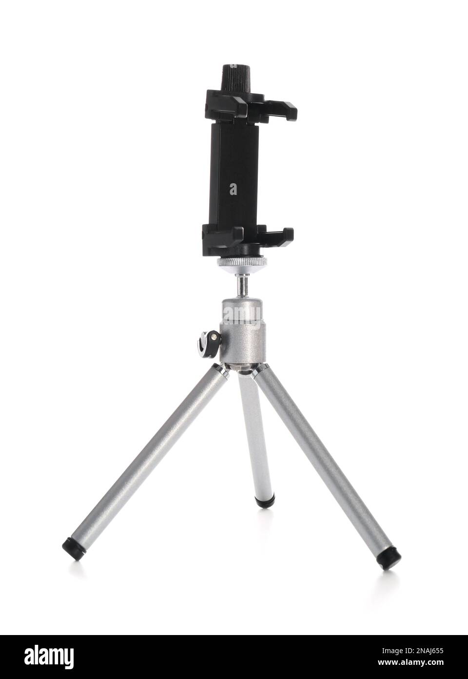 Nuovo elegante cavalletto mobile isolato su bianco Foto Stock