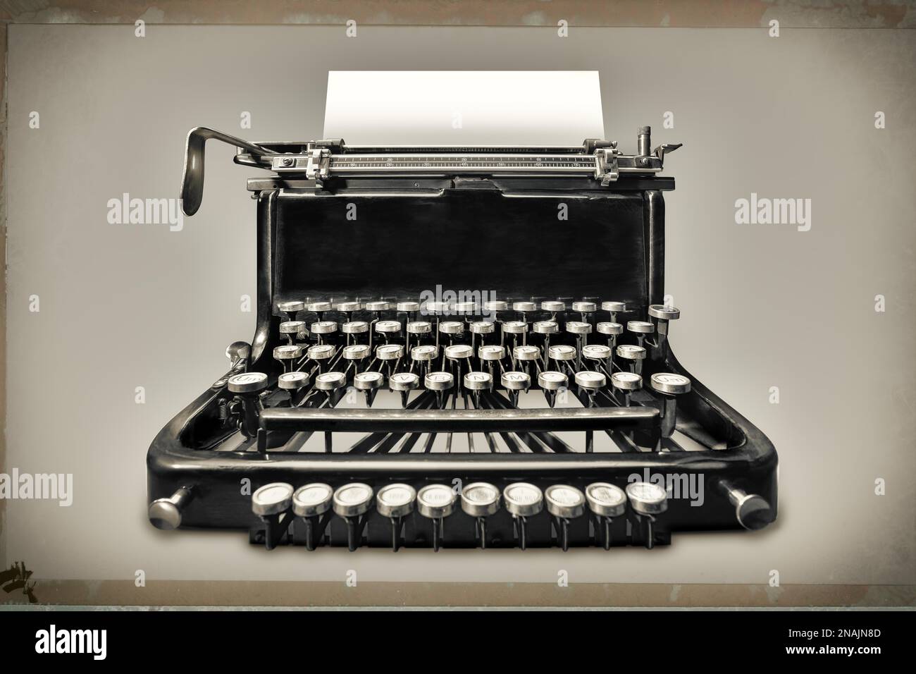 typewritert vintage con spazio di copia Foto Stock
