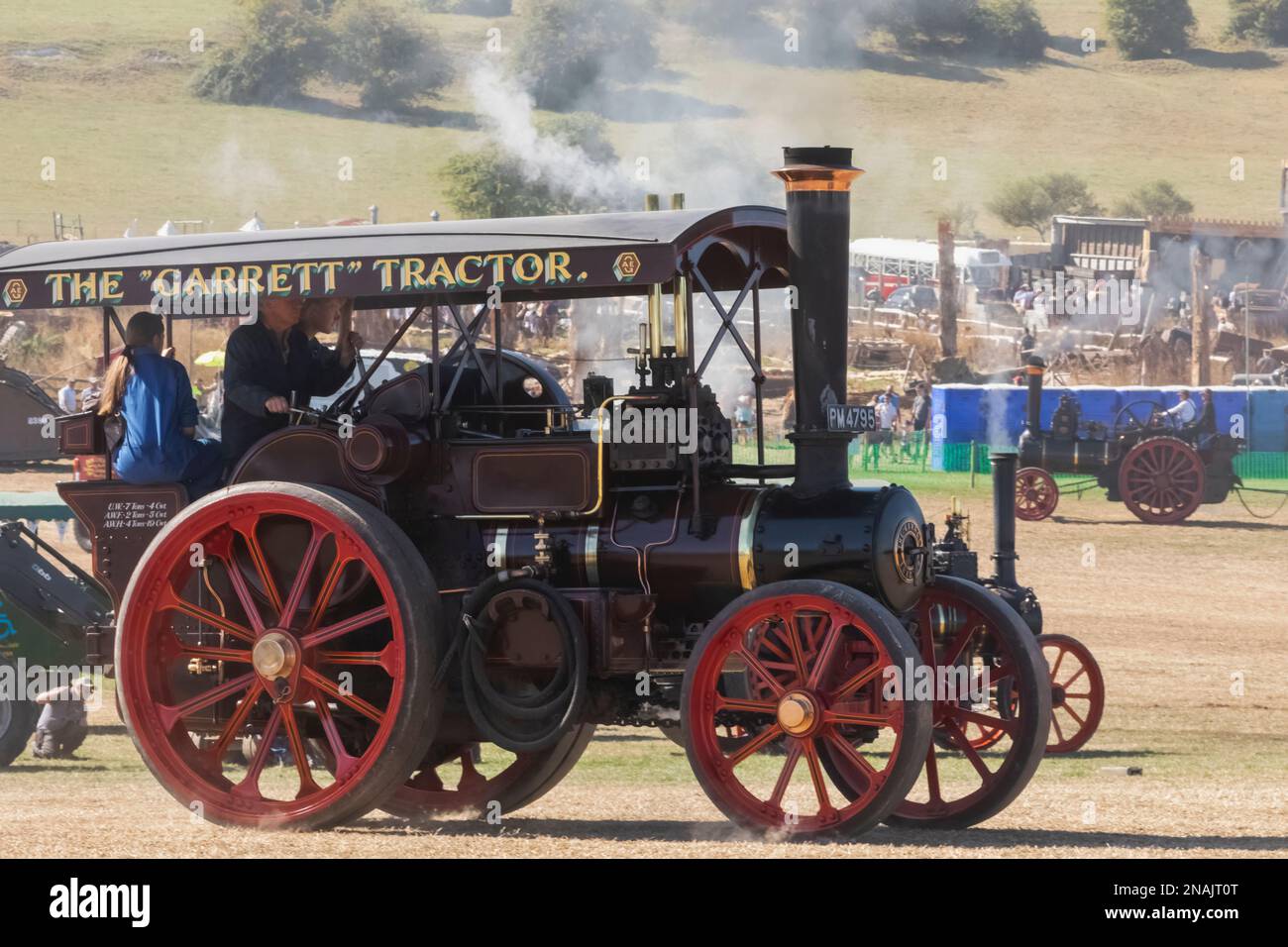 Inghilterra, Dorset, la fiera annuale del vapore del grande Dorset a Tarrant Hinton, vicino al Blandford Forum, Steam Engine Foto Stock