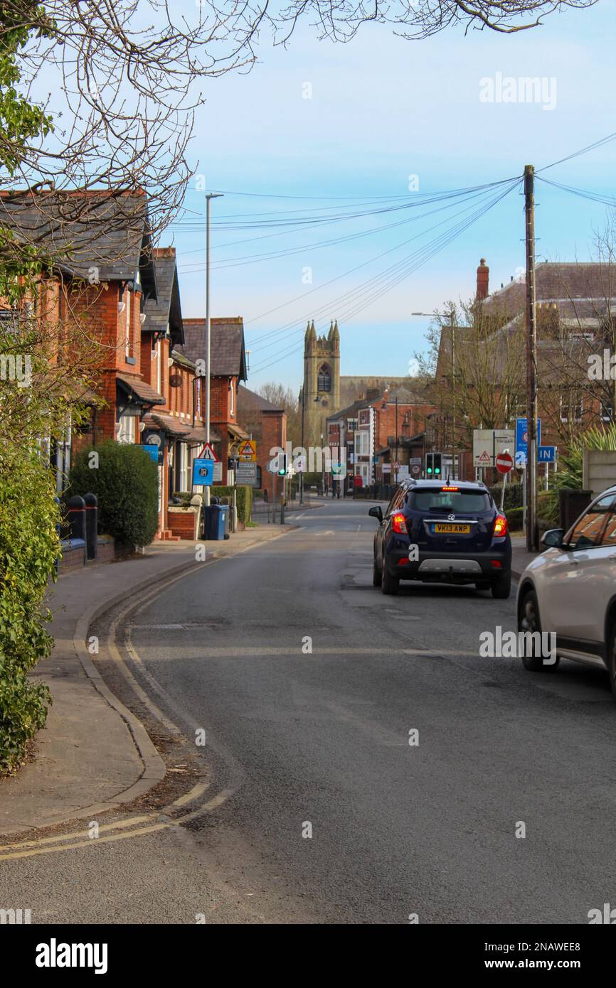 Emmanuel Methodist United Reform Church a Ormskirk Foto Stock