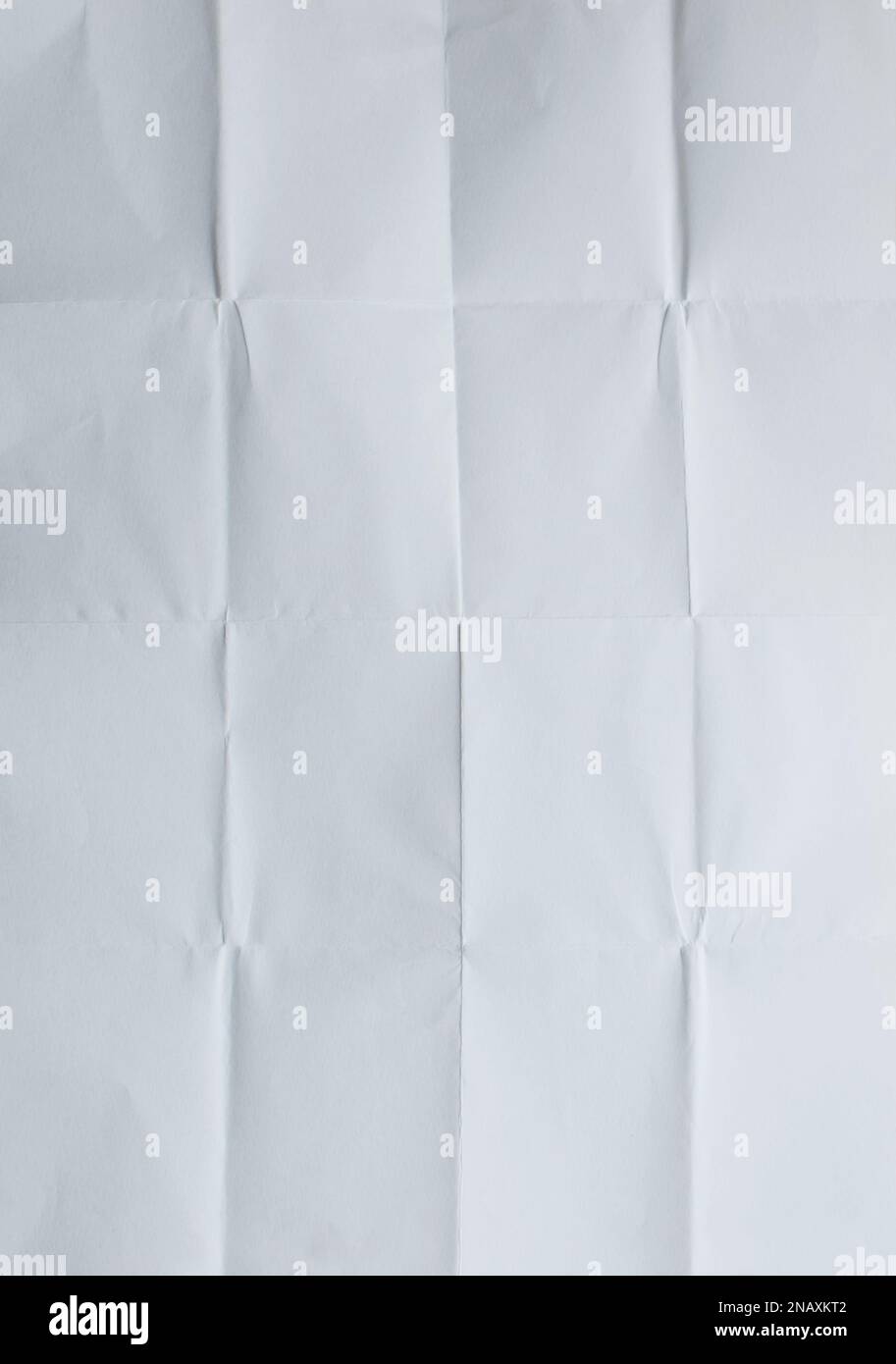 Carta piegata riciclata. Grana carta piegata 16 sbriciolata Foto Stock