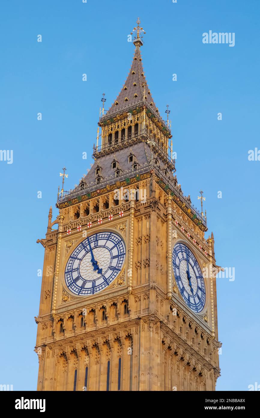 Inghilterra, London, Westminster, Big Ben Foto Stock