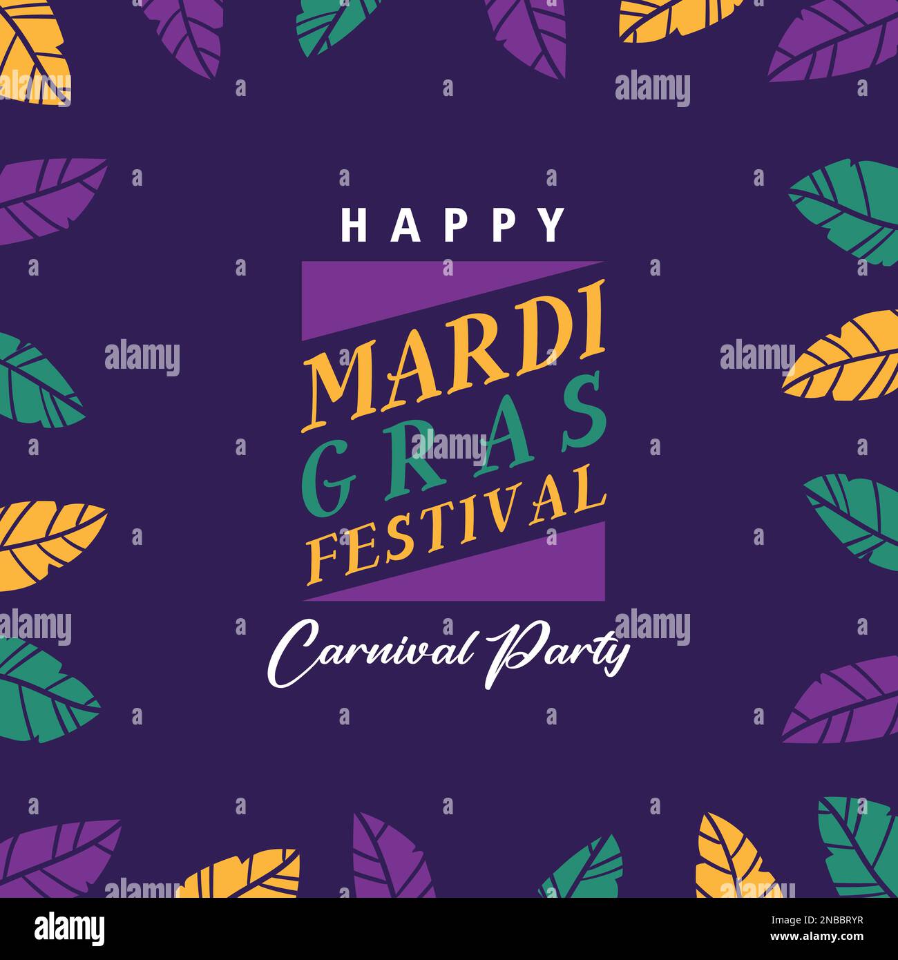 Mardi gras festa di carnevale disegno. Fat martedì, carnevale, festa. Per biglietti d'auguri, banner, confezione regalo, poster. illustrazione del vettore piatto Illustrazione Vettoriale