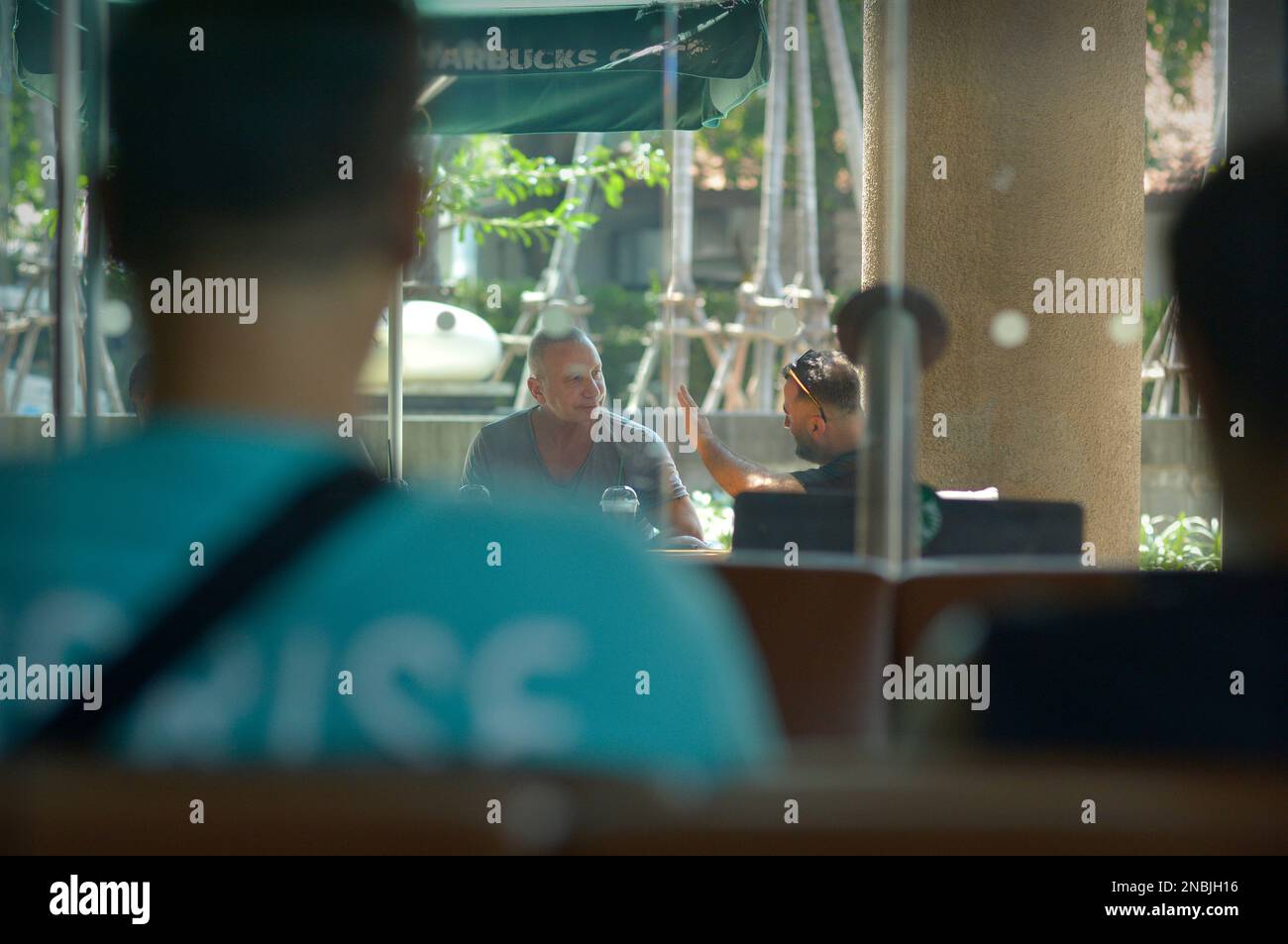 Starbucks Coffee Shop Central Festival Mall Pattaya Thailandia Foto Stock