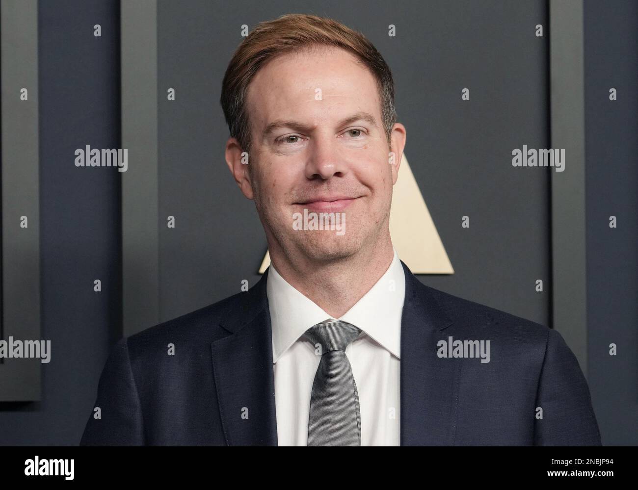 Ryan Tudhope arriva al 95th° Oscar Nominees Luncheon che si tiene al Beverly Hilton di Beverly Hills, CA lunedì 13 febbraio 2023. (Foto di Sthanlee B. Mirador/Sipa USA) Foto Stock