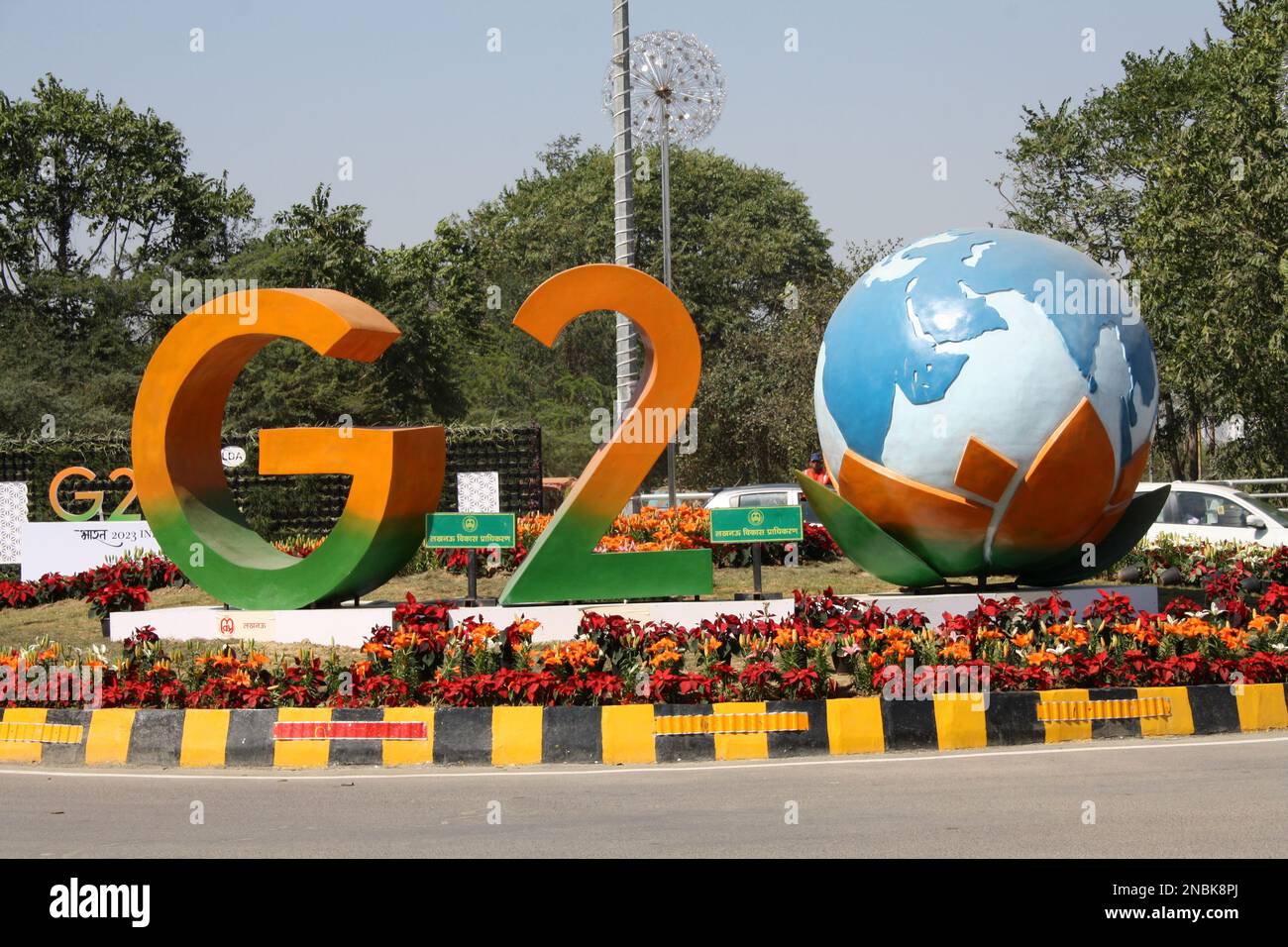 G20 Investors Global Summit 2023 a Lucknow, (UP) India : (pix Sanjiv Shukla) Foto Stock