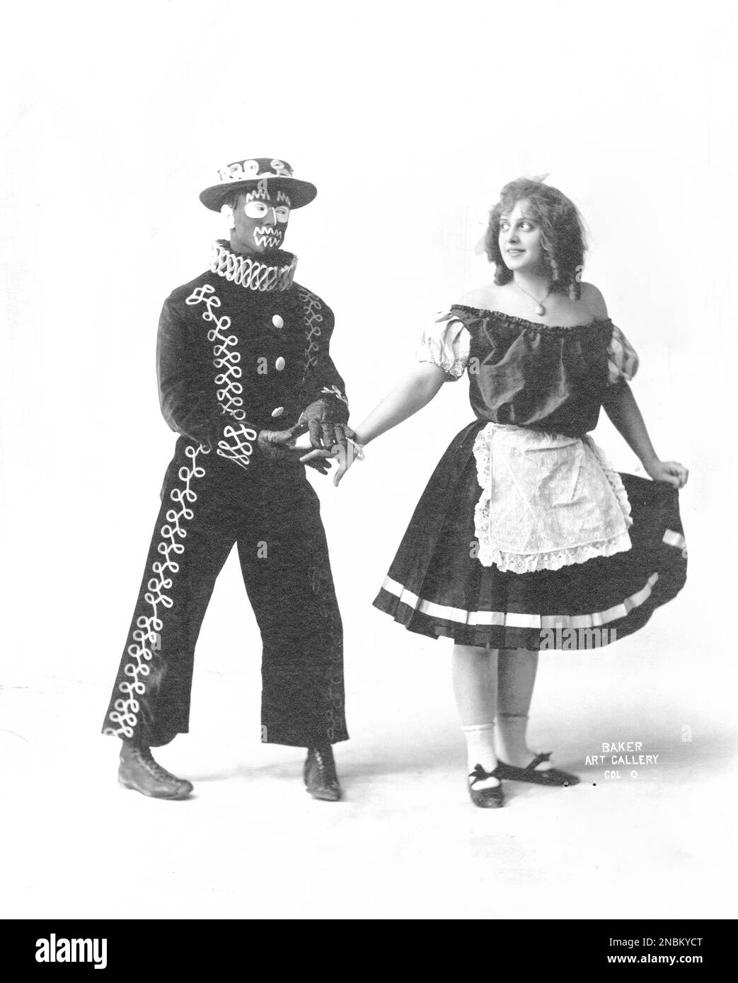 Fred J. e Nellie Nice in 'The Gingerbread Man', che ha aperto AP. 18, 1909, al Grand Opera House, Seattle. Foto Stock
