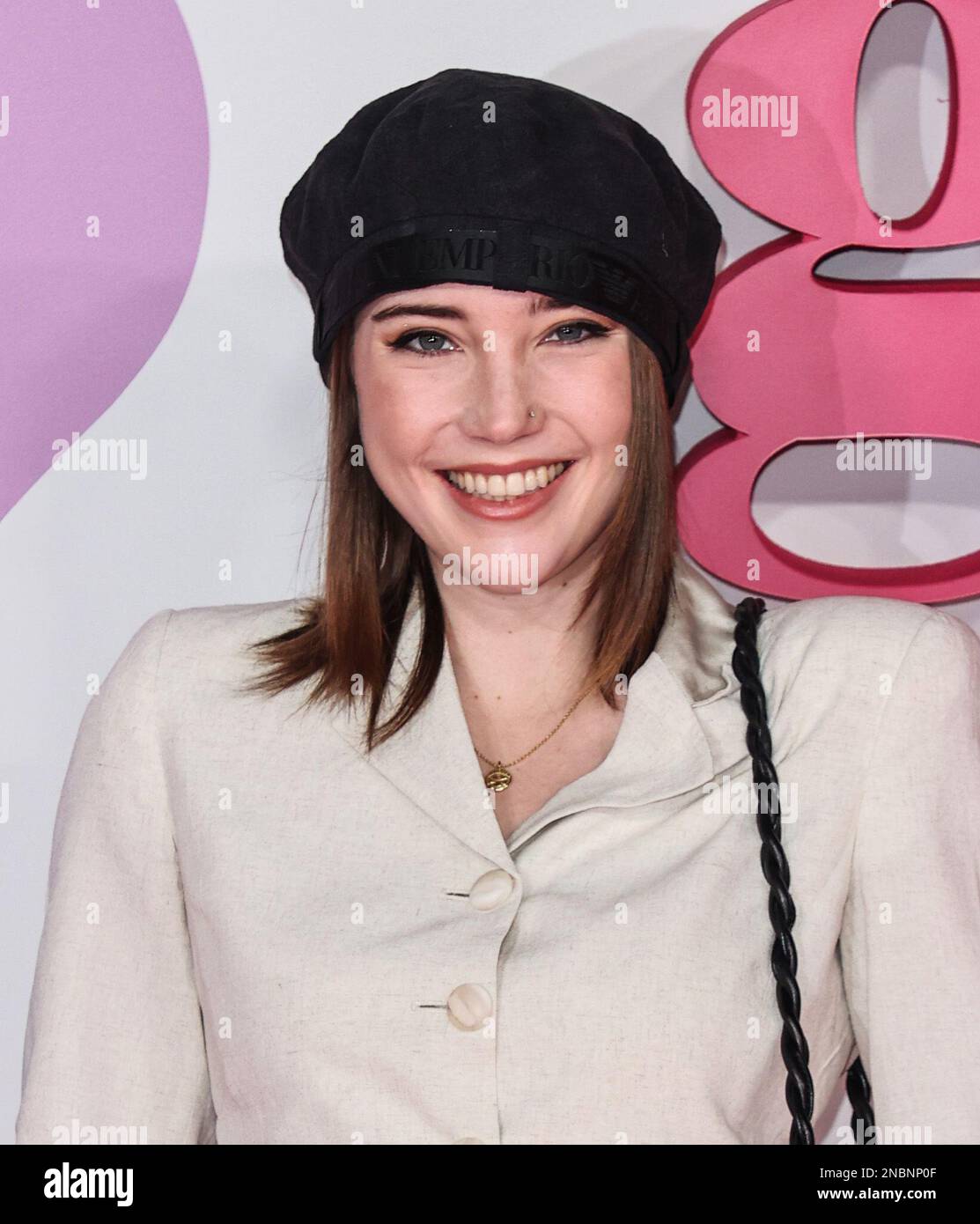 Londra, Regno Unito. 13th Feb, 2023. Gaia Wise partecipa alla prima mondiale di "What's Love Got to Do With IT?" A Odeon Leicester Square a Londra. Credit: SOPA Images Limited/Alamy Live News Foto Stock