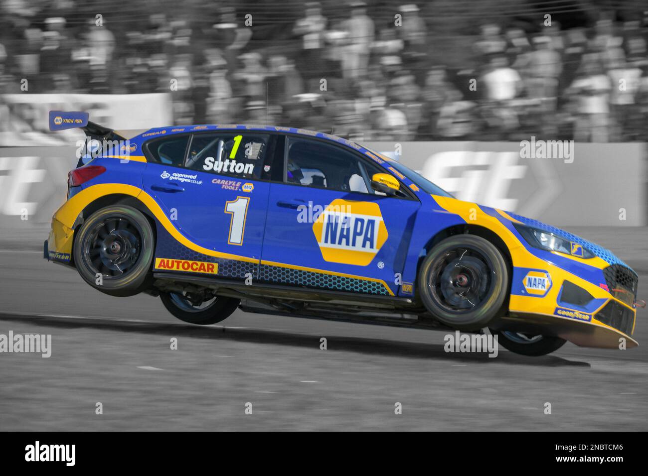 BTCC, British Touring Car Championship, Knockhill 2022, Ashley Sutton, Ash Sutton, NAPA Racing UK, Ford Focus Foto Stock