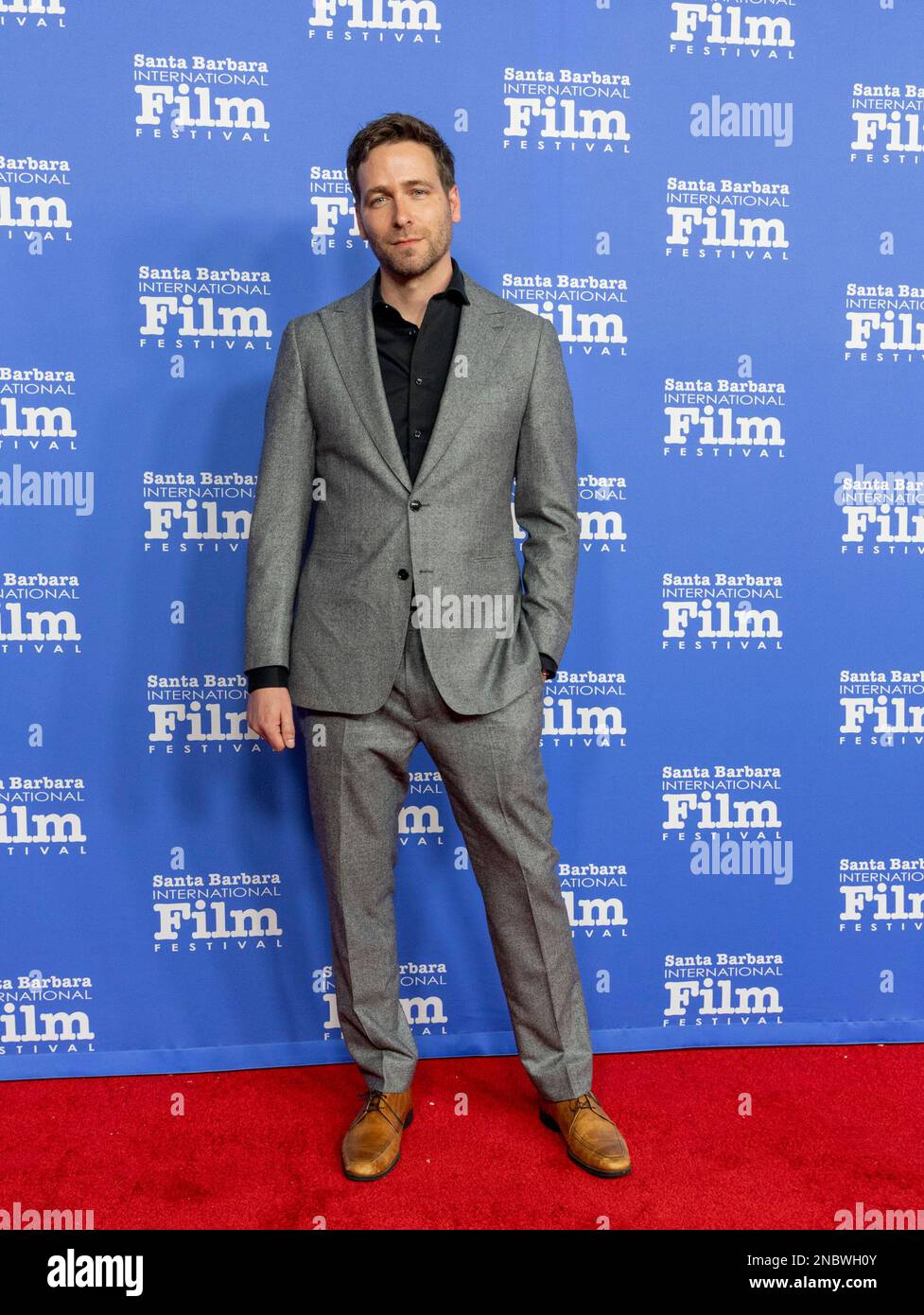 Santa Barbara, Stati Uniti. 13th Feb, 2023. Paul Rogers - editing (Everything Everywhere All At Once) arriva al 2023 Santa Barbara International Film Festival red carpet per ricevere il Variety Artisans Award al Teatro Arlington il 13 febbraio 2023 a Santa Barbara, California. (Foto di Rod Rolle/Sipa USA) Credit: Sipa USA/Alamy Live News Foto Stock