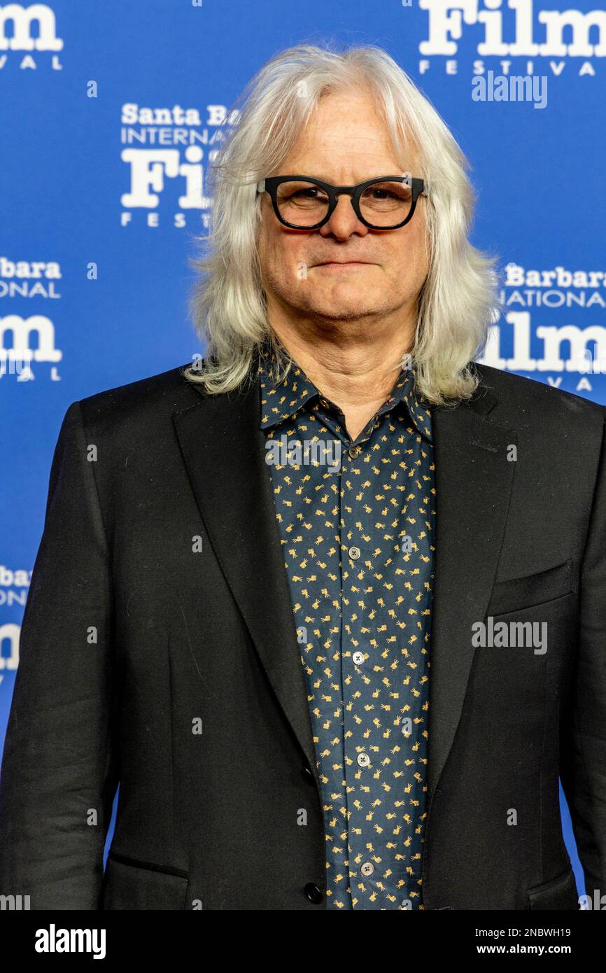 Claudio Miranda - Cinematografia (Top Gun: Maverick) arriva al 2023° Festival Internazionale del Film di Santa Barbara, evento di red carpet per unirsi a M. Keeravaani - songwriter (RRR), Markus Stemler - Sound Designer (All Quiet on the Western Front); Ryan Lott - Son Lux - Composer (Everything Everywhere All Everywhere All Anywhere All At Once); Catherine Martin - Costume Designer (Elvis); Florencia Martin - Production Designer (Babylon); Adrien Morot - Hairstyling/Make Up (la balena); Paul Rogers - editing (tutto ovunque in una volta); Eric Saindon - VFX (Avatar: La via dell'acqua) nel ricevere il Premio Variety Artisans Foto Stock