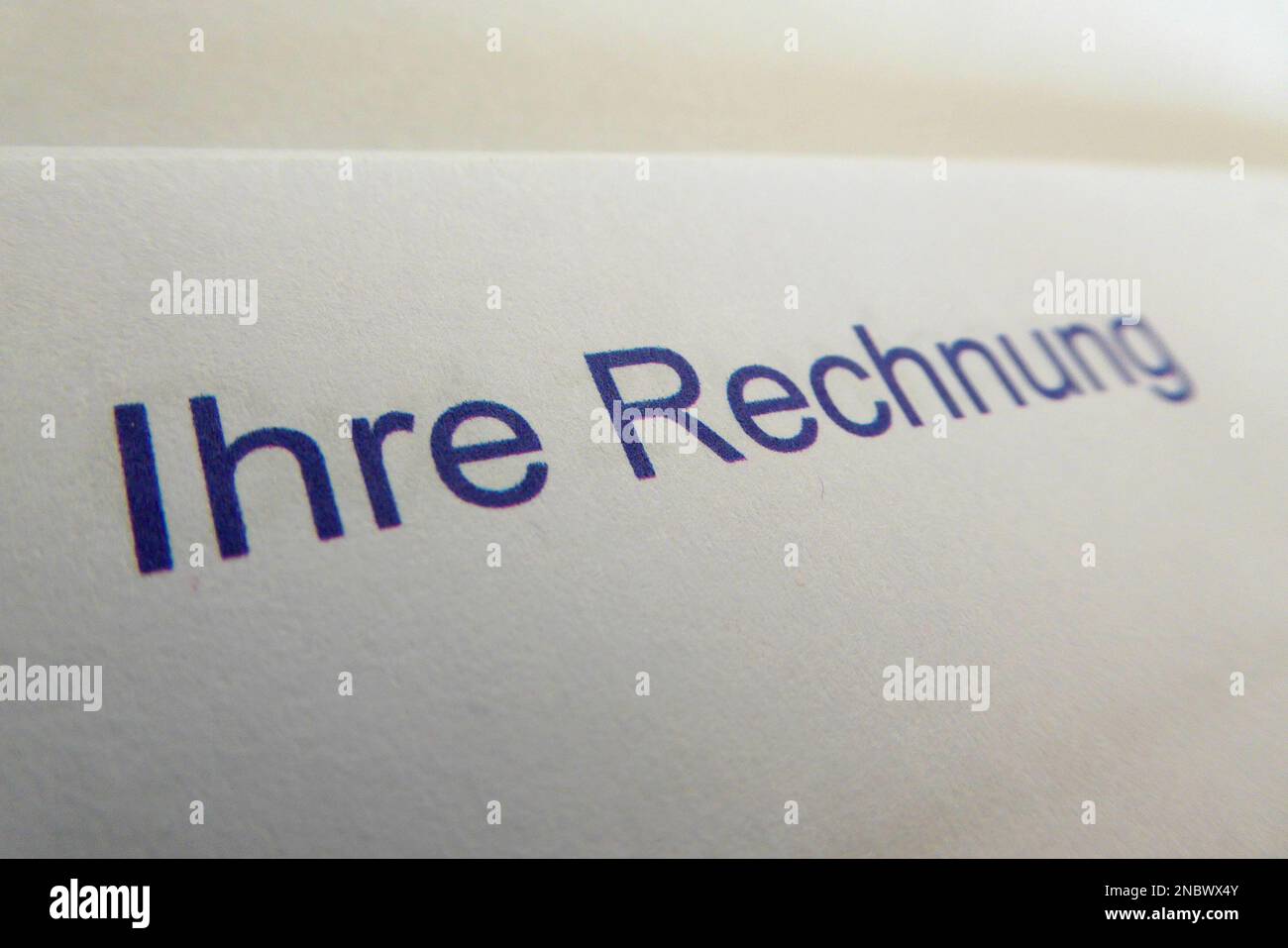 Rechnung / fattura Foto Stock