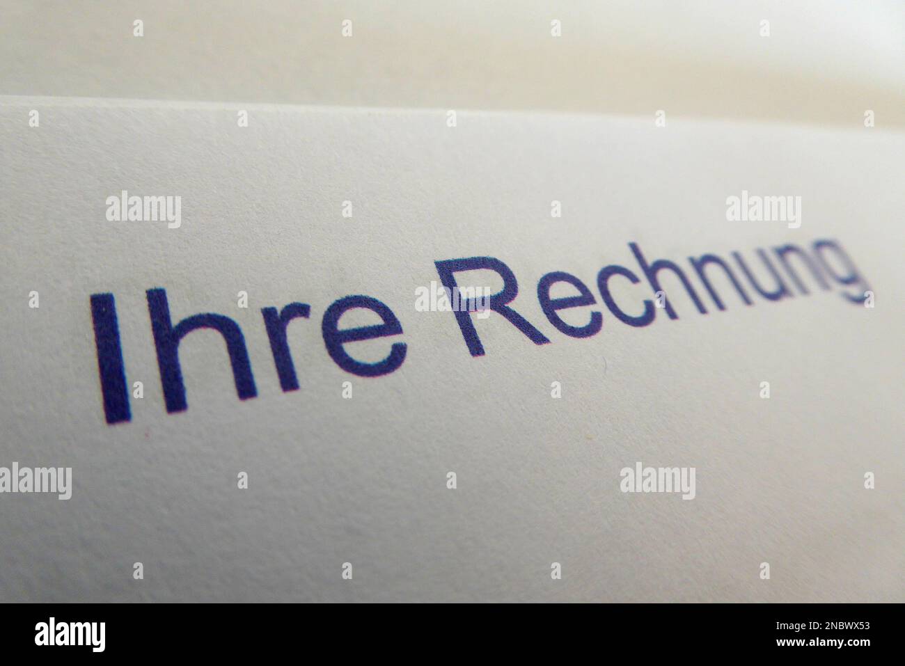 Rechnung / fattura Foto Stock