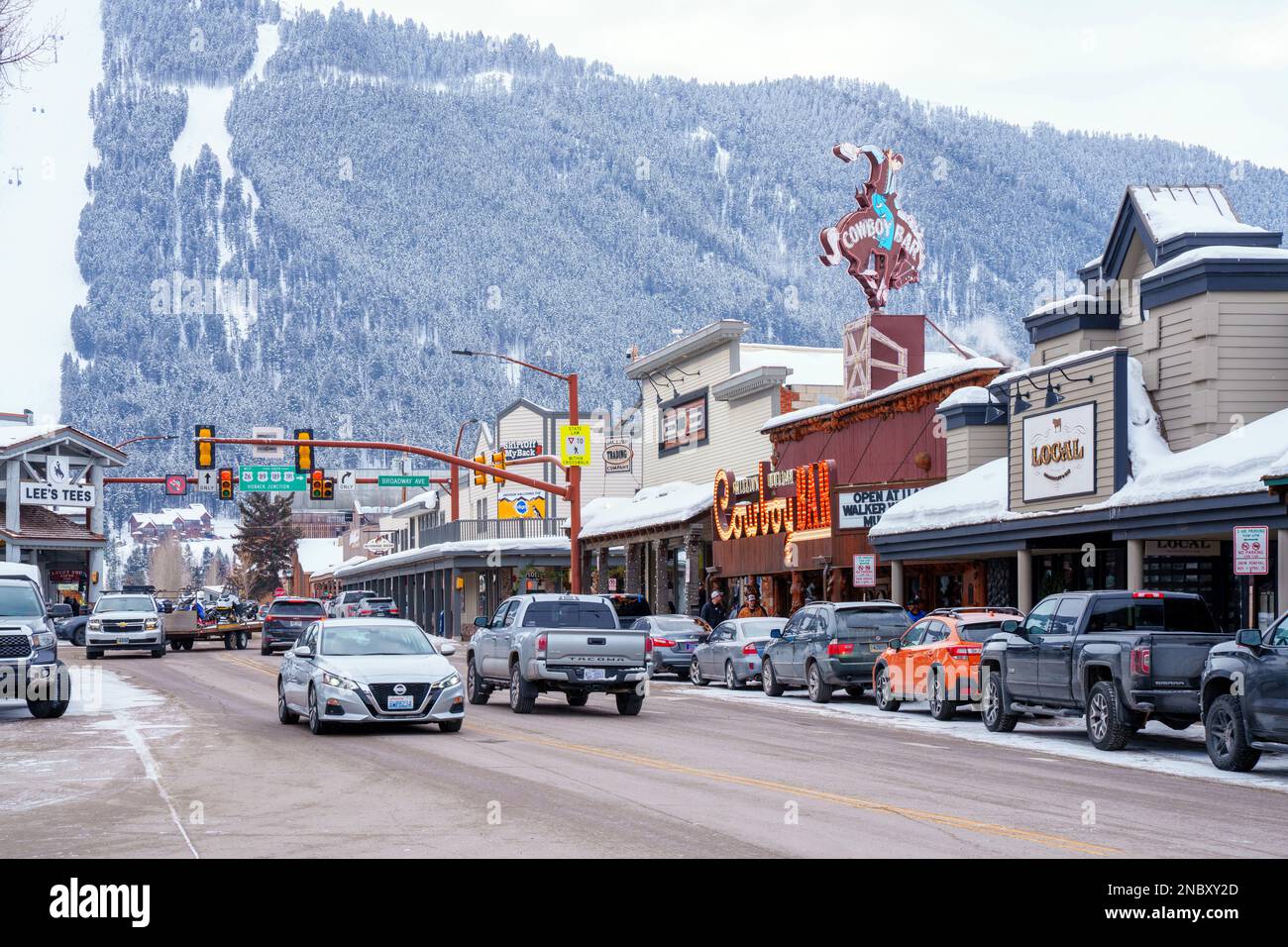 Jackson Hole Jackson Hole, Wyoming, USA Foto Stock