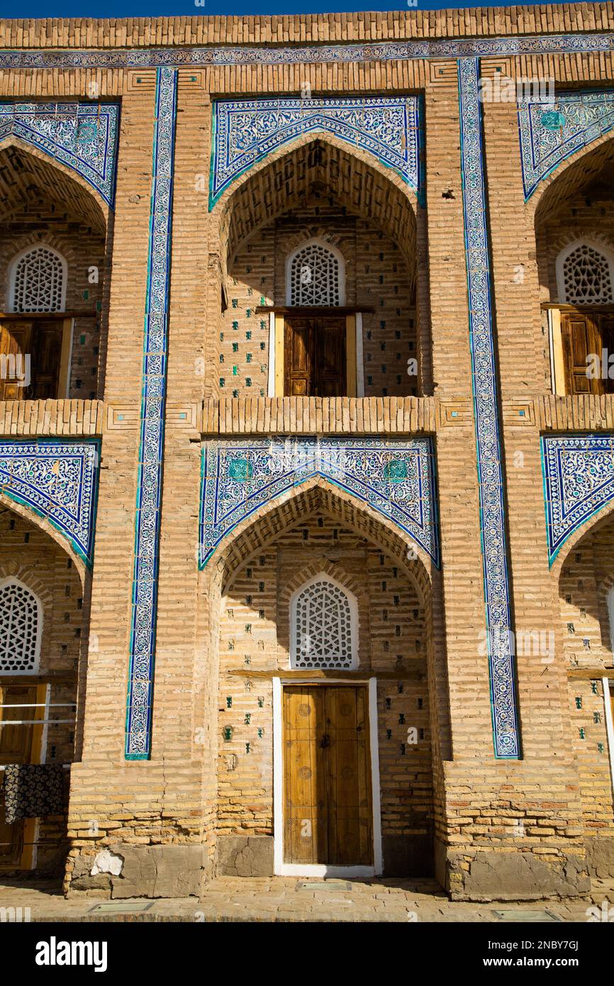 Kutlug Murad Inaka Madrasah, Ichon Qala, patrimonio dell'umanità dell'UNESCO, Khiva, Uzbekistan Foto Stock