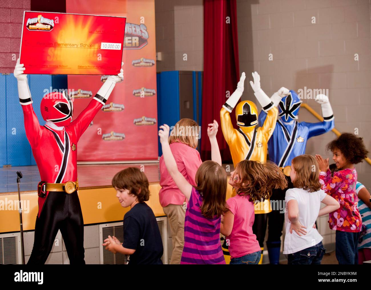 Power Ranger Math Learning **COMMERCIAL IMAGE** In this photograph taken by AP Images for Saban ...