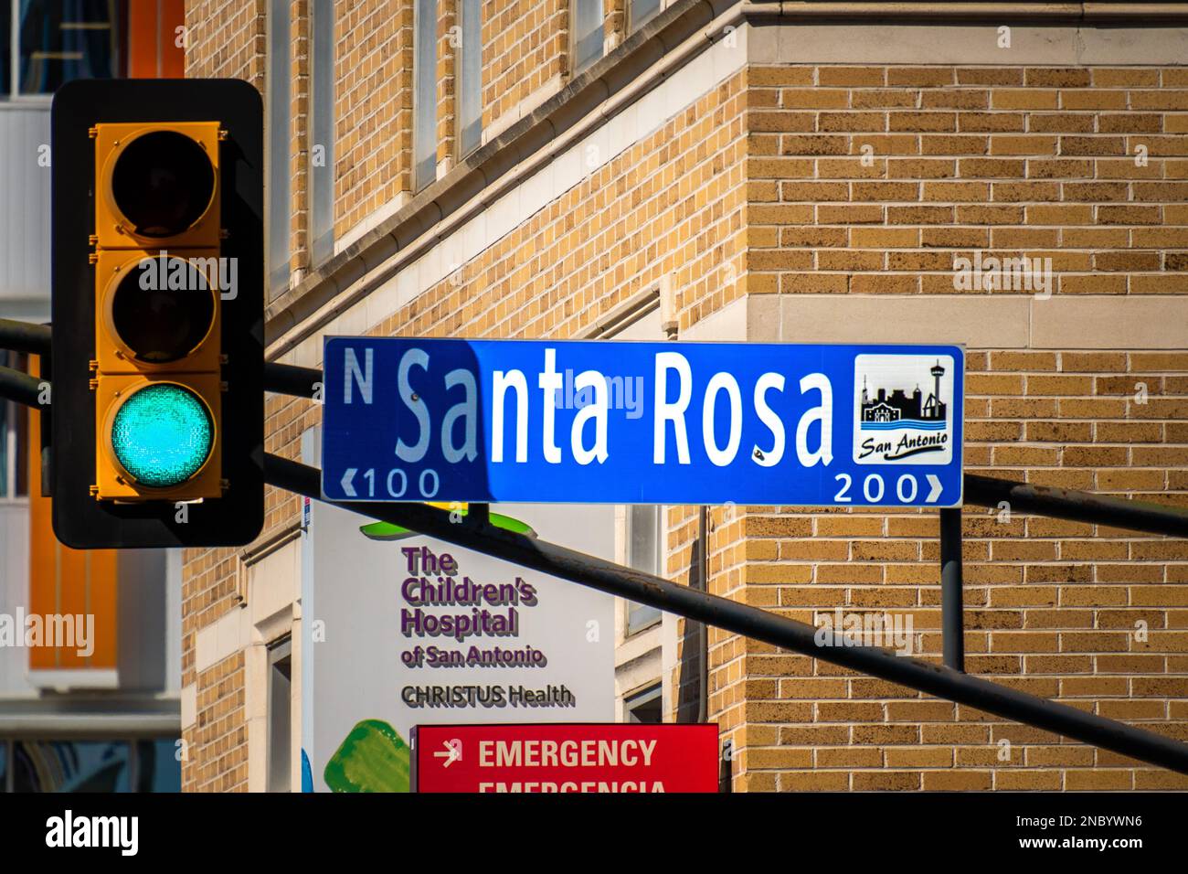 Il centro cittadino di San Antonio Foto Stock