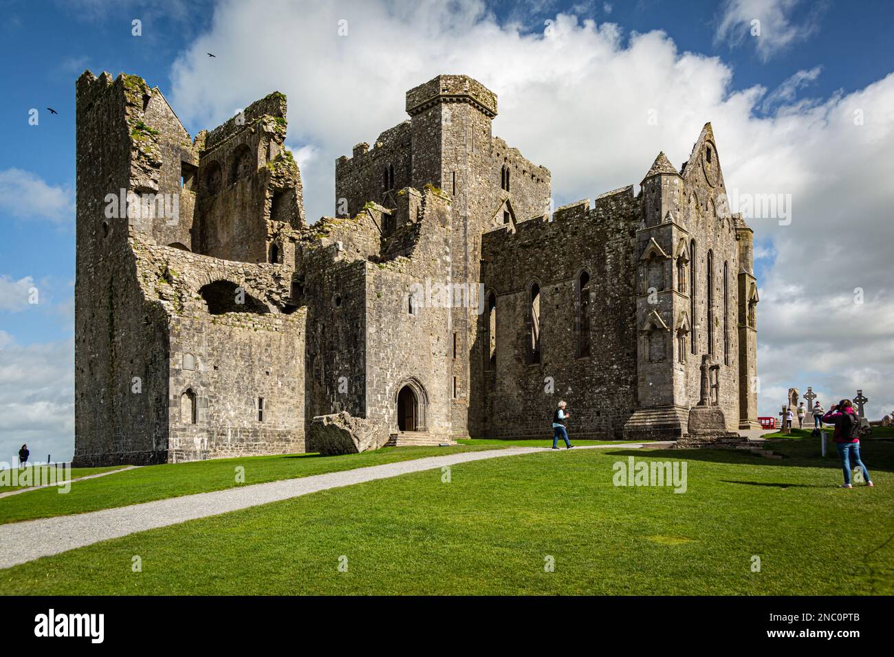 Rocca di Cashel Castello, County Tipperary, Irlanda Foto Stock