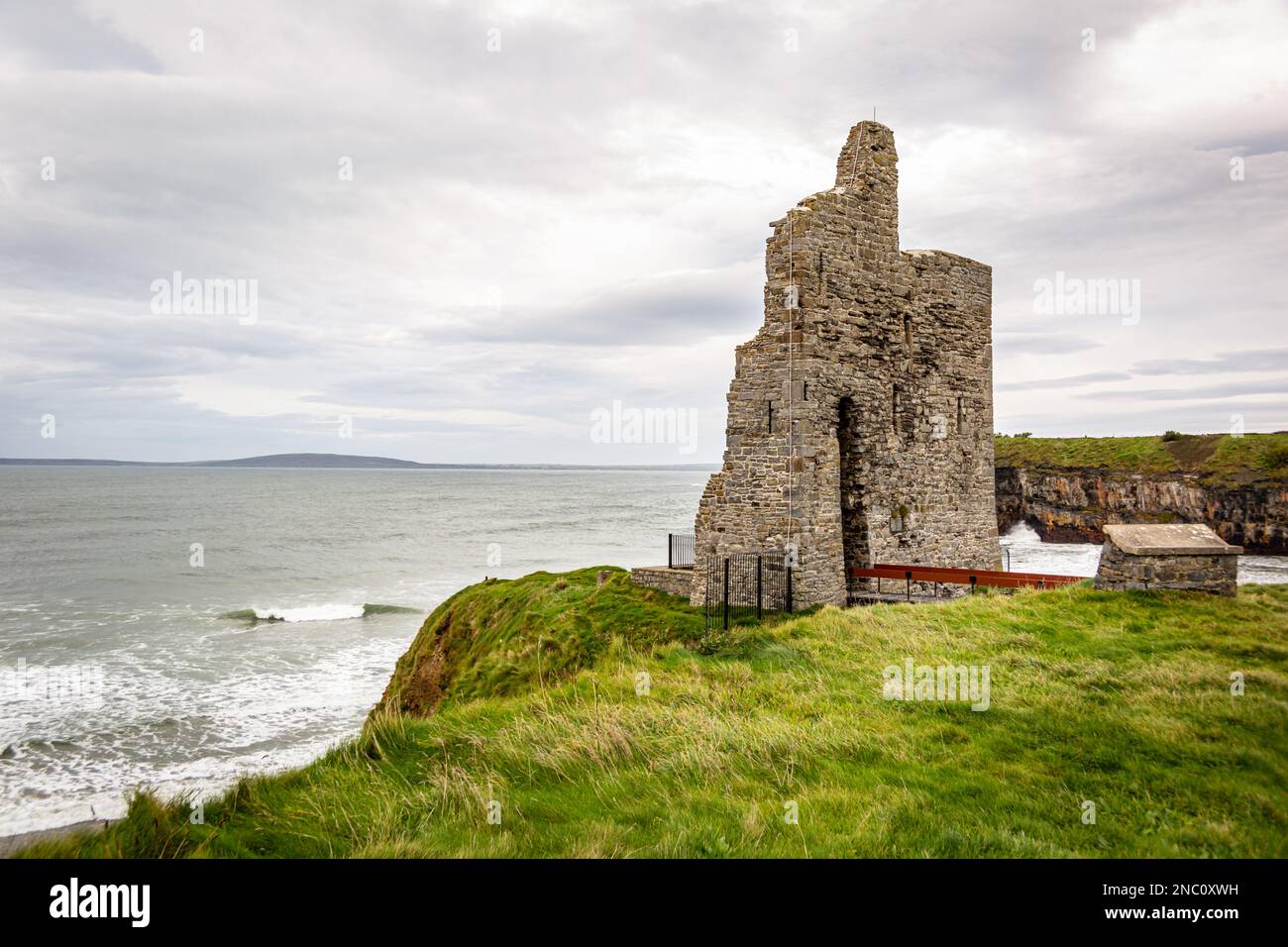 Ballybunion, Castle Green, County Kerry, Irlanda Foto Stock