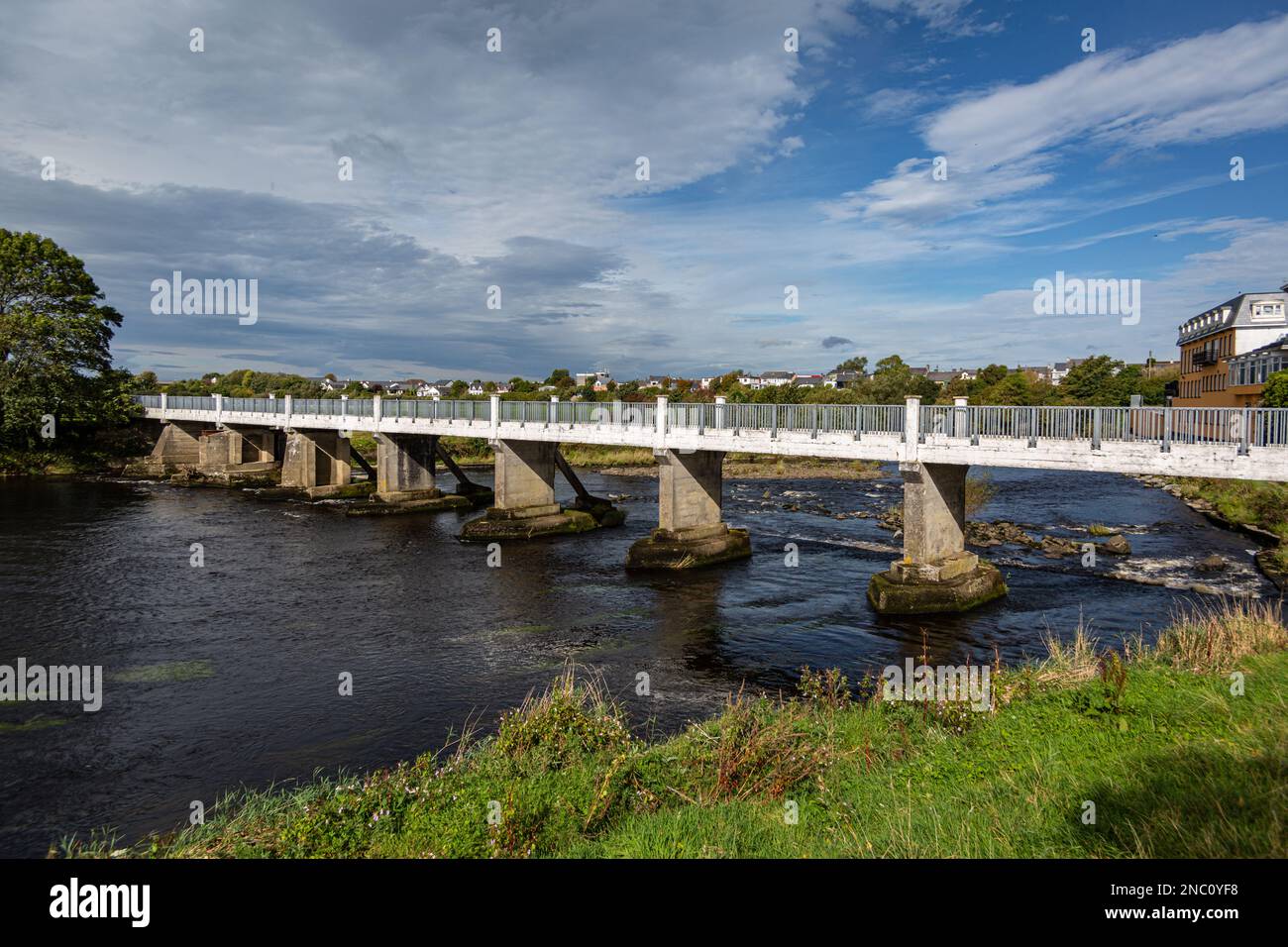 Fiume Feale, Listowel, Contea di Kerry, Irlanda Foto Stock