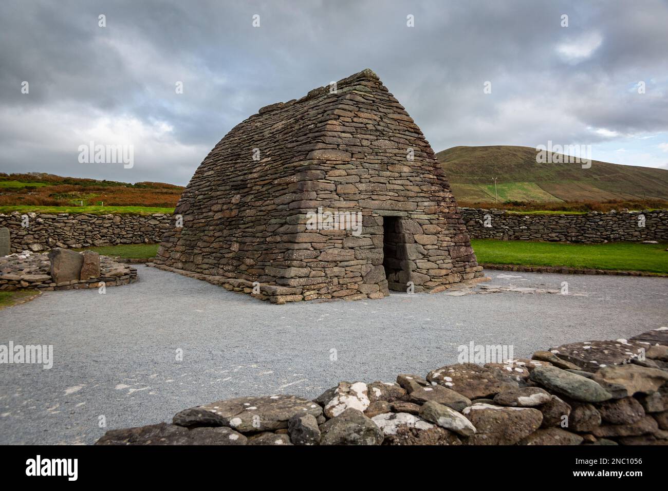 Gallarus oratorio, County Kerry, Irlanda Foto Stock