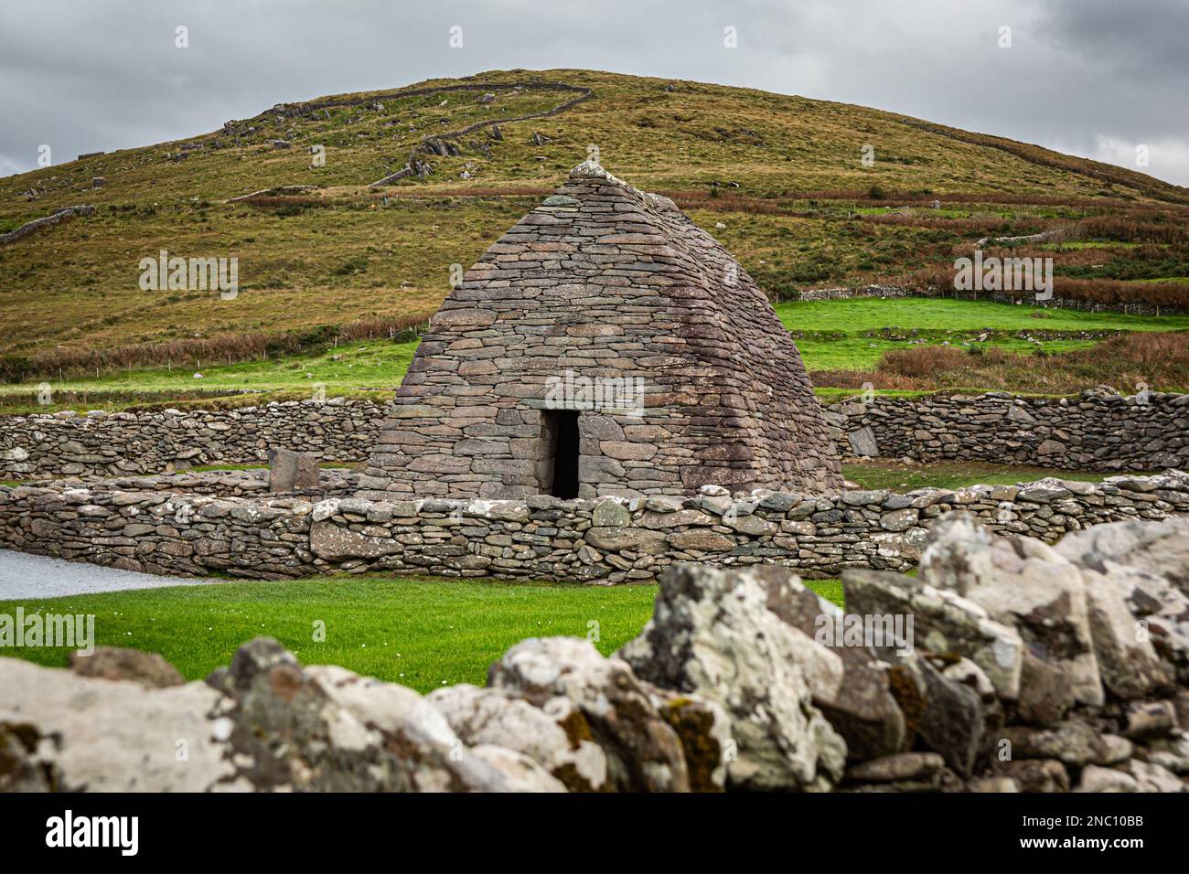 Gallarus oratorio, County Kerry, Irlanda Foto Stock