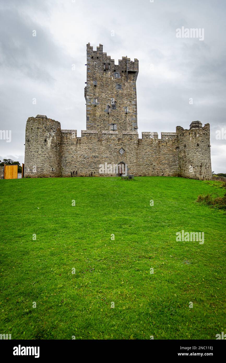 Ross Castle, County Kerry, Irlanda Foto Stock