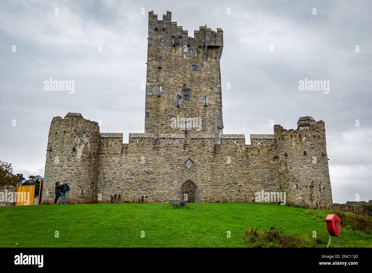 Ross Castle, County Kerry, Irlanda Foto Stock