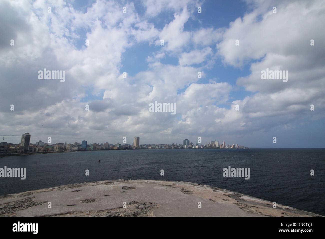 La Cabaña a l'Avana, Castillo de los Tres Reyes del Morro, Cuba Foto Stock