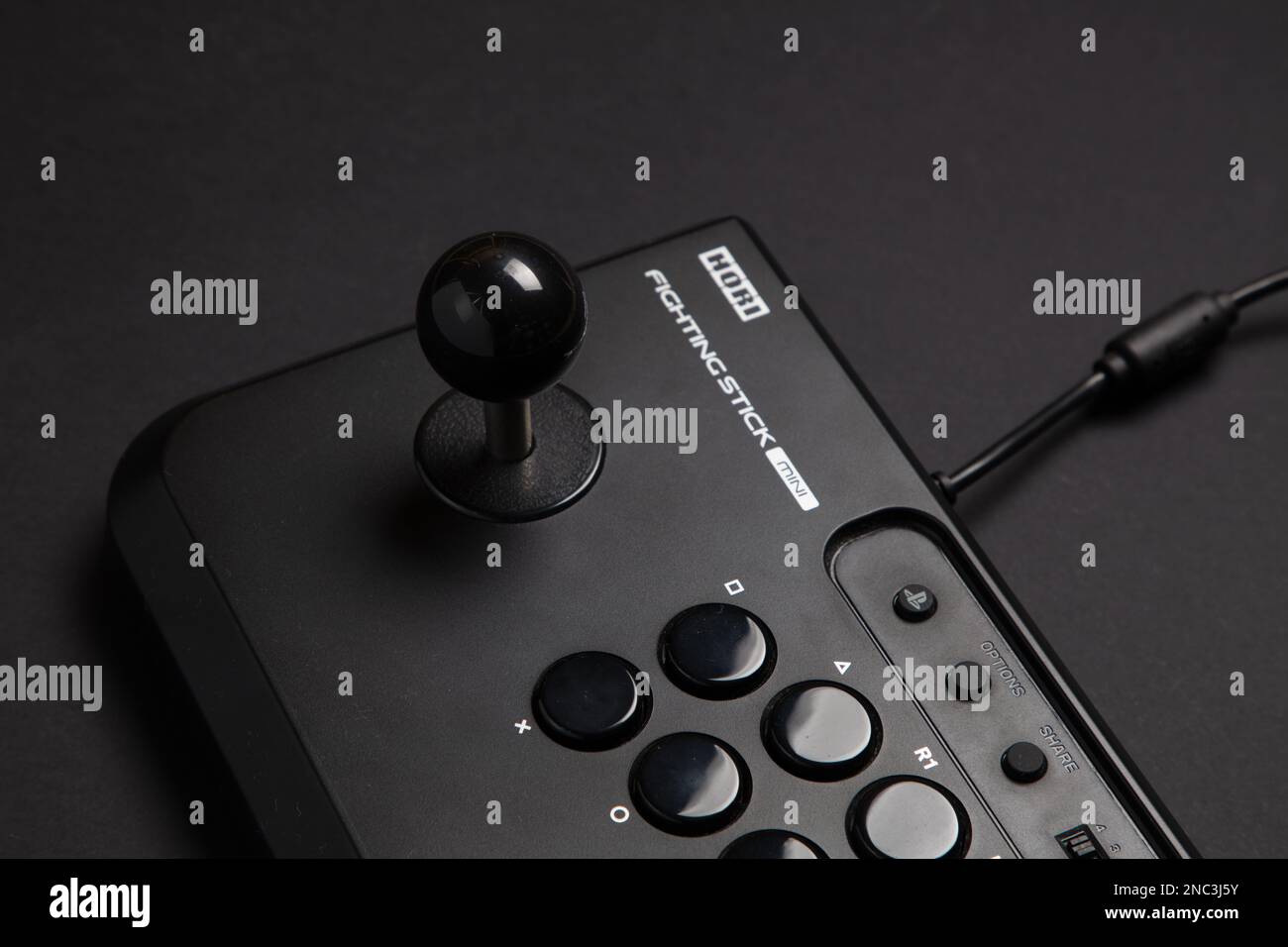 un joystick per videogiochi playstation 3 e 4, giochi Foto Stock