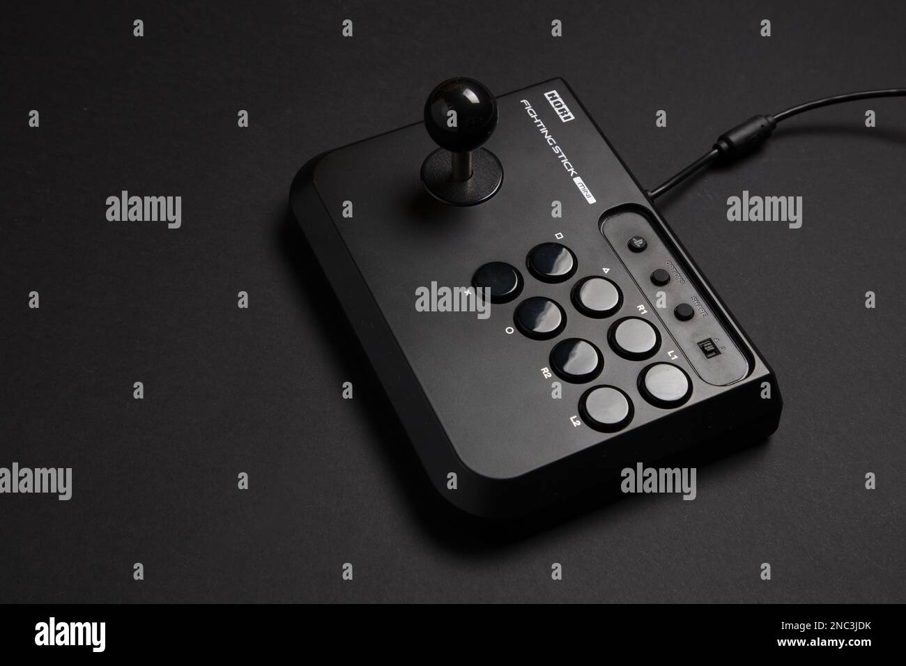 un joystick per videogiochi playstation 3 e 4, giochi Foto Stock