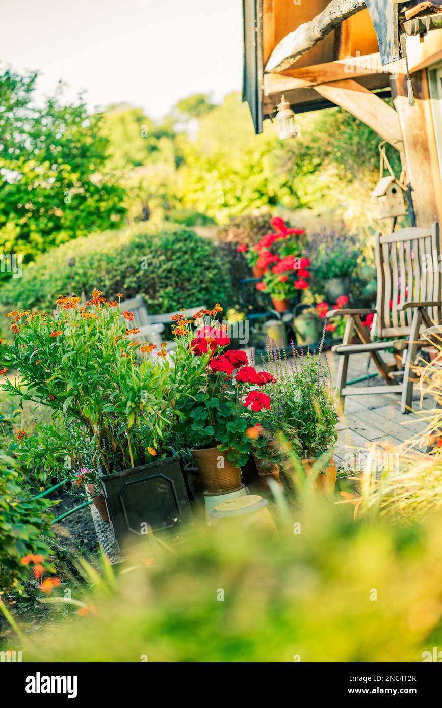 Garden Cottage Foto Stock