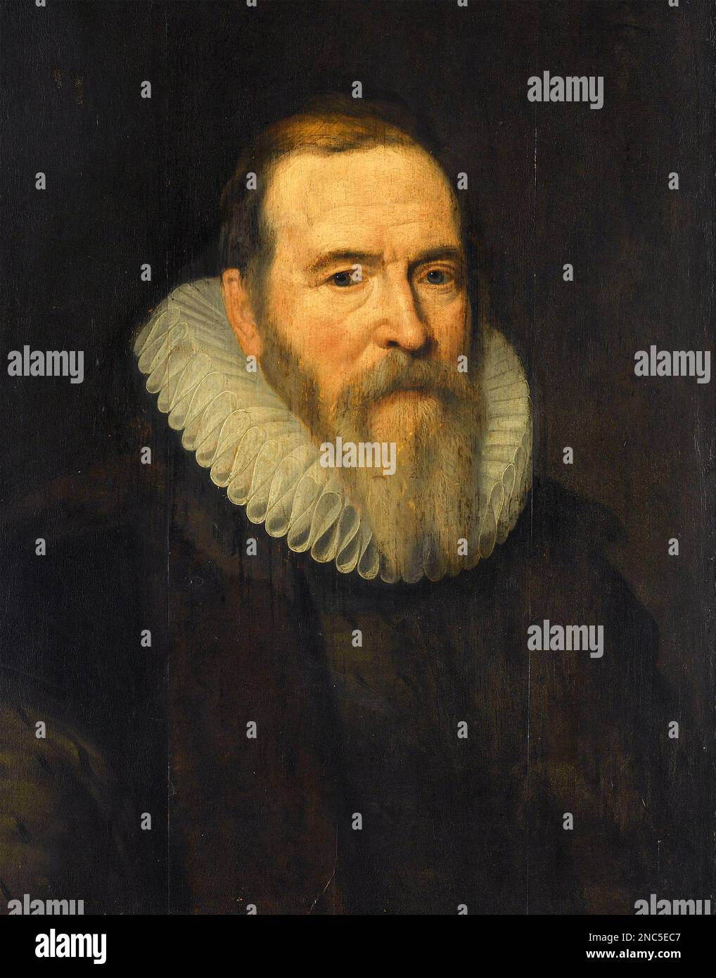 JOHAN van OLDENBARNEVELT (1547-1619) statista olandese e fondatore della Compagnia Olandese delle Indie Orientali Foto Stock