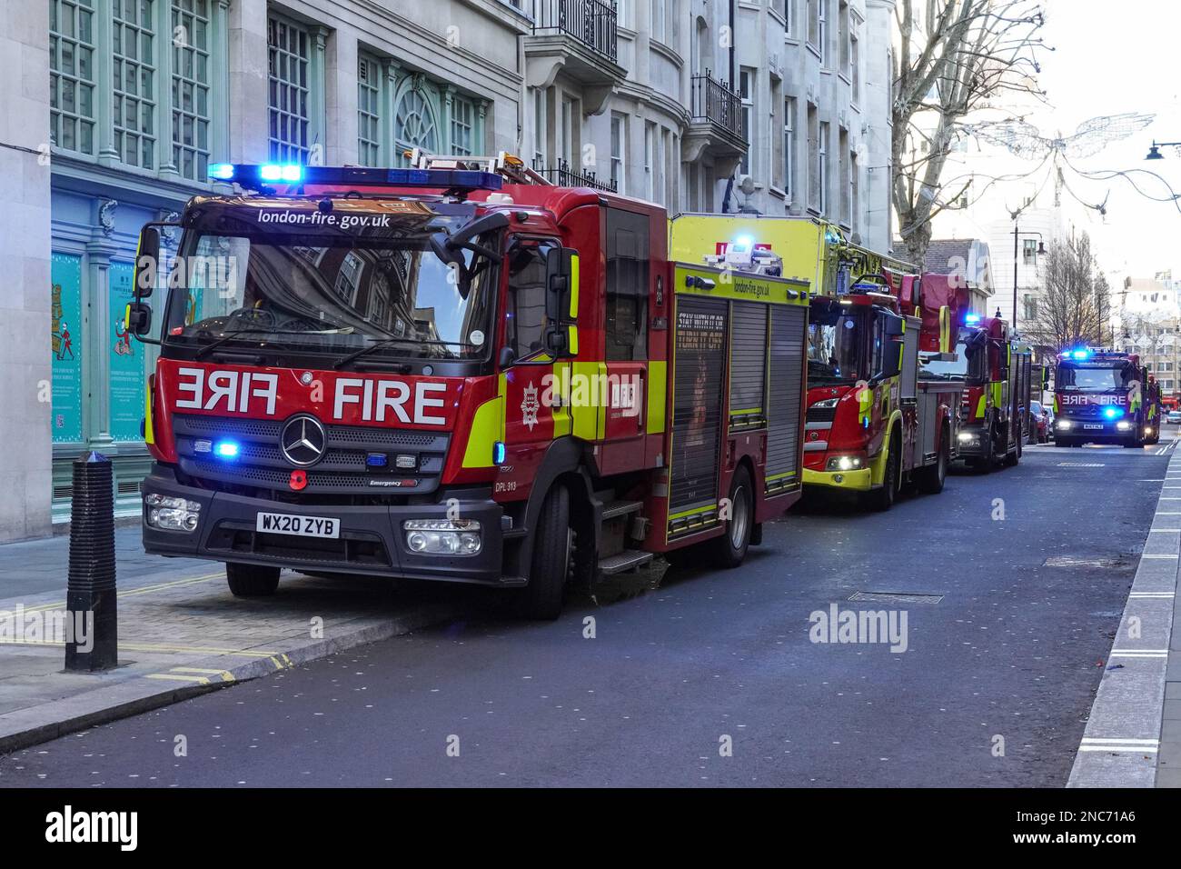 Vigili del fuoco, Londra Inghilterra Regno Unito Regno Unito Foto Stock