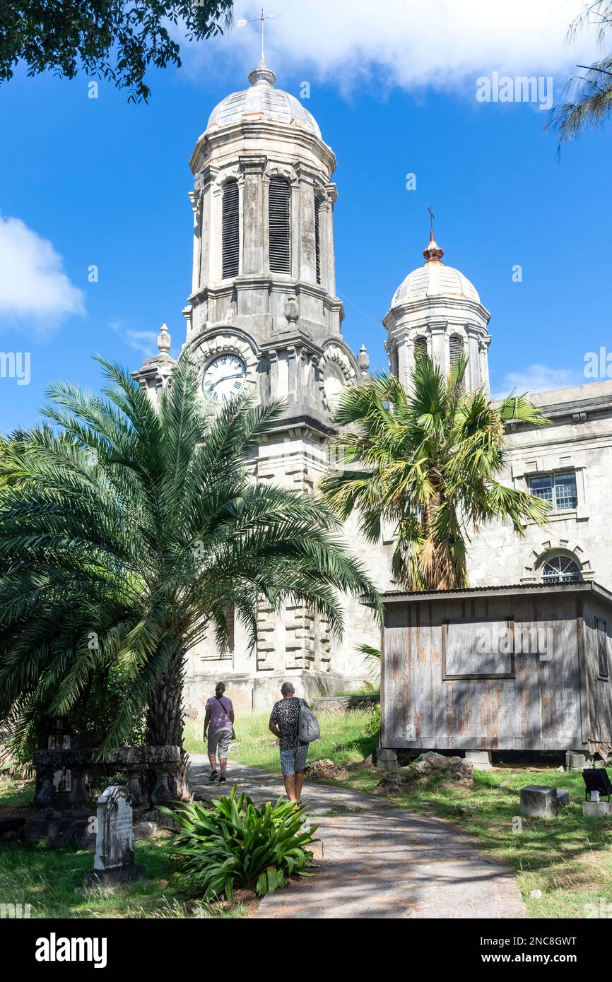 Cattedrale di San Giovanni, Church Street, St John's, Antigua, Antigua e Barbuda, Antille minori, Caraibi Foto Stock