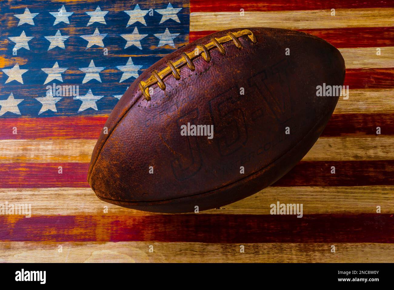 Vintage Football Foto Stock