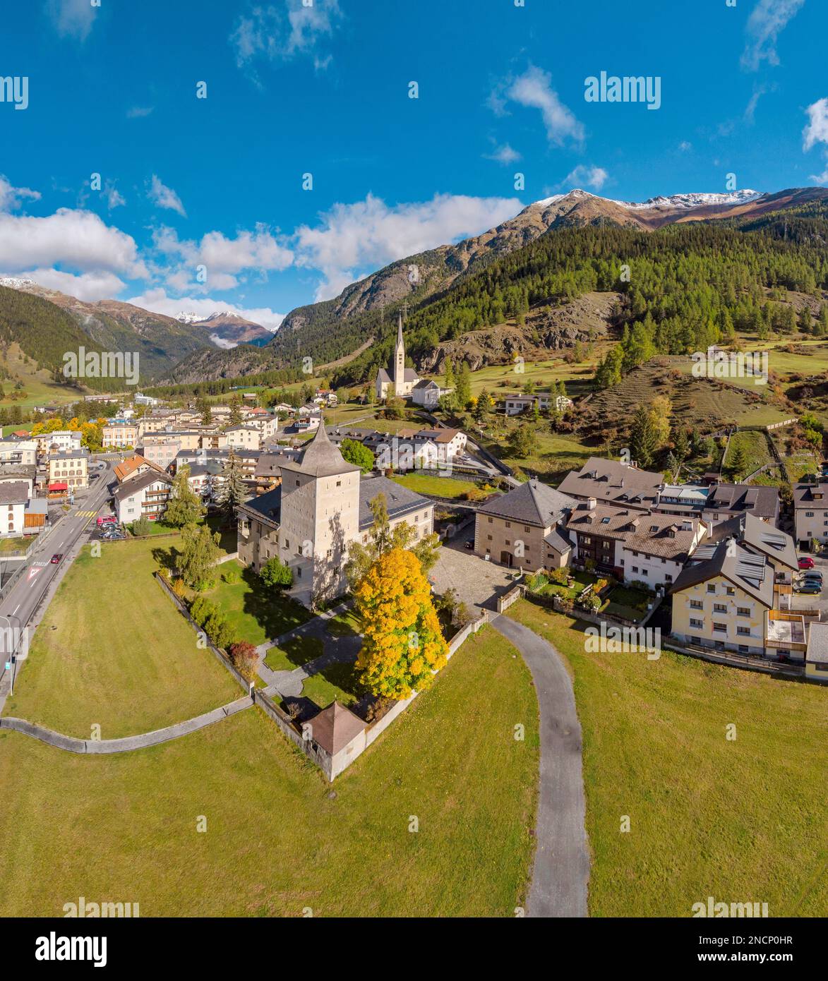 Schweizer Nationalpark Verwaltung, organizzazione del Parco Nazionale Svizzero Foto Stock