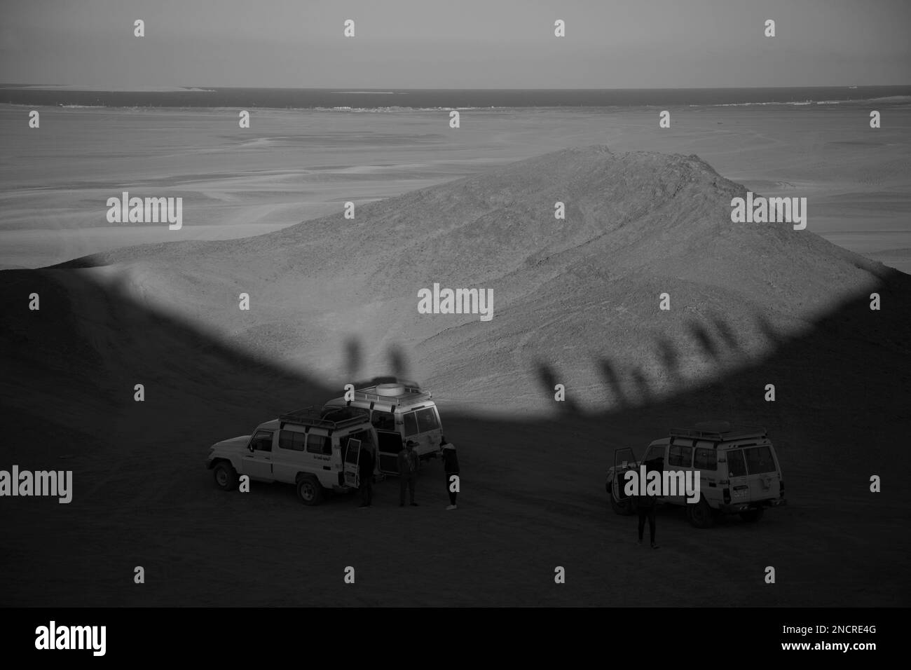 Escursione turistica in jeep safari - deserto, Egitto Foto Stock