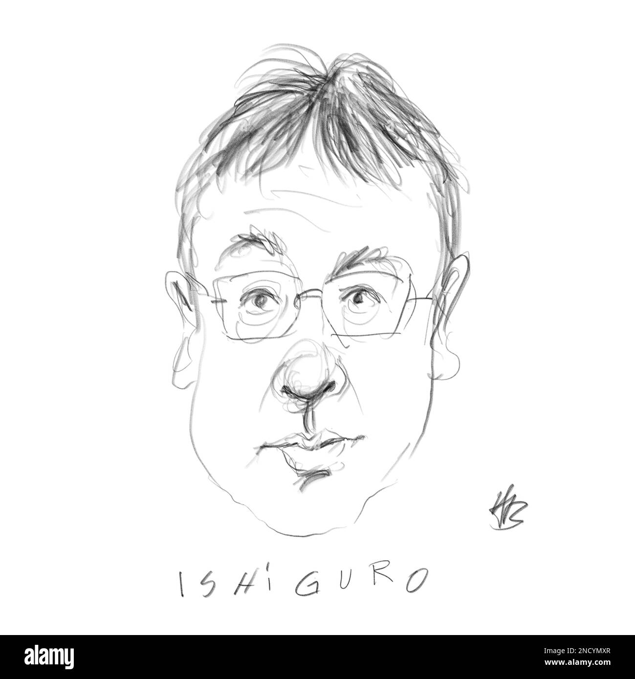 Ritratto dell'autore Ishiguro Kazuo Foto Stock