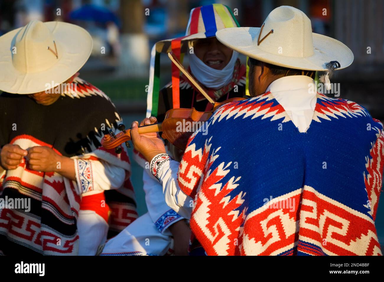 Musicisti Michoacan, Messico Foto Stock