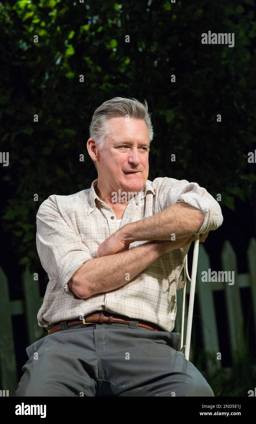 Bill Pullman (Joe Keller) in ALL MY FIGLI di Arthur Miller all'Old Vic, Londra SE1 23/04/2019 design: Max Jones illuminazione: Richard Howell regista: Jeremy Herrin Foto Stock