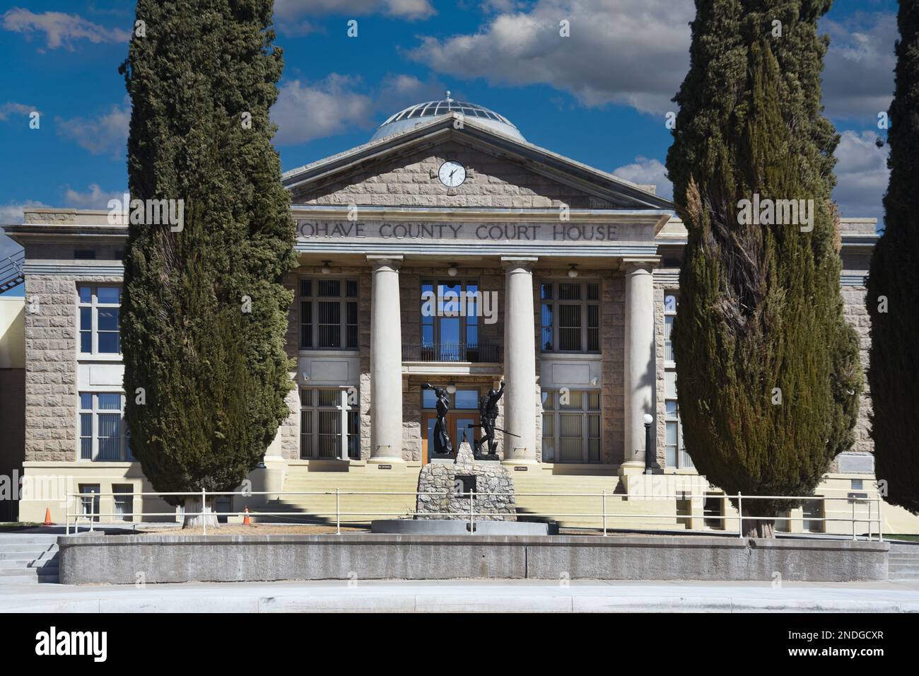Tribunale della contea di Mohave, Kingman, Arizona, stile neoclassico, 1915 Foto Stock