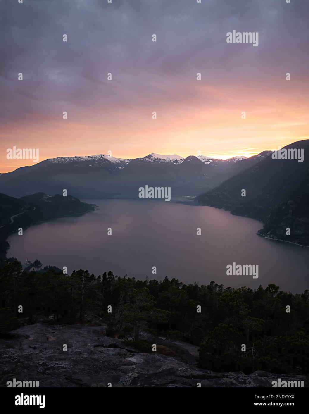 tramonto epico sul capo Foto Stock