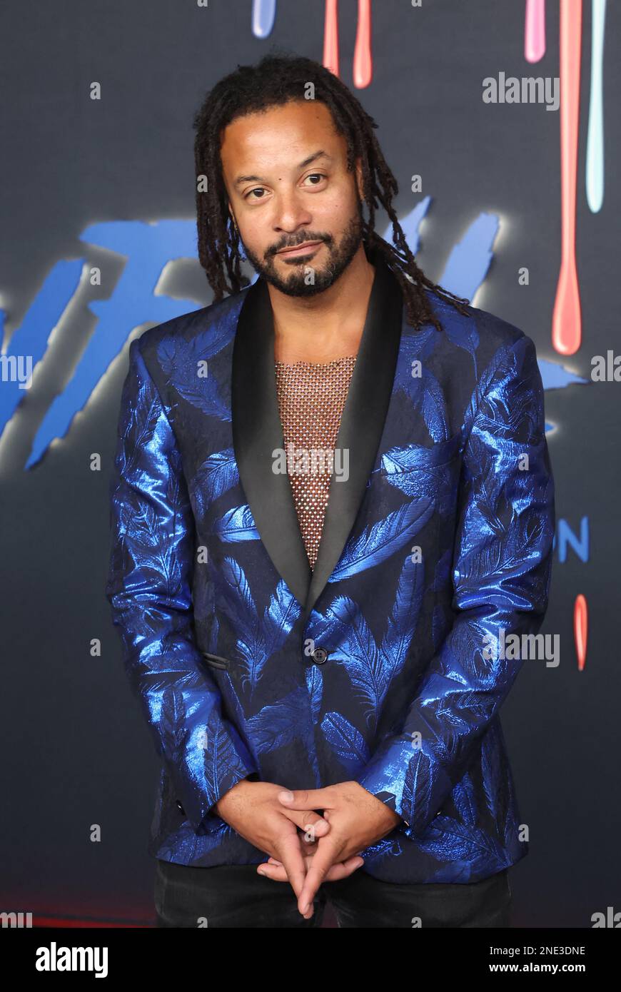 Brandon Jay McLaren, al Red Carpet Premiere Event per la sesta e ultima stagione di FX 'nevicate' all'Academy Museum of Motion Pictures, Ted Mann Theater a Los Angeles, CA, USA il 15 febbraio 2022. Foto di dati Sadou/ABACAPRESS.COM Foto Stock