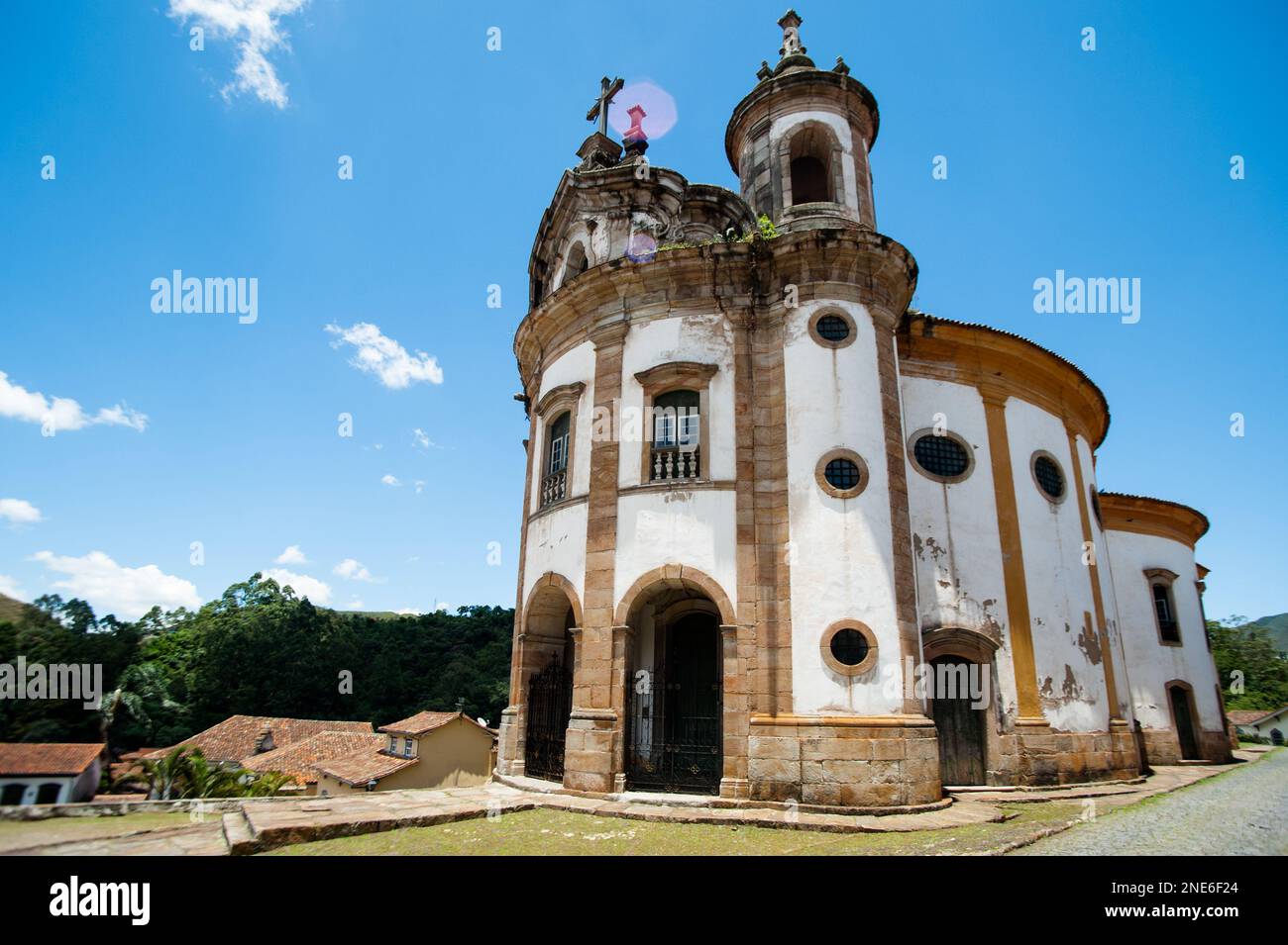 Chiesa di Ouro Preto Foto Stock