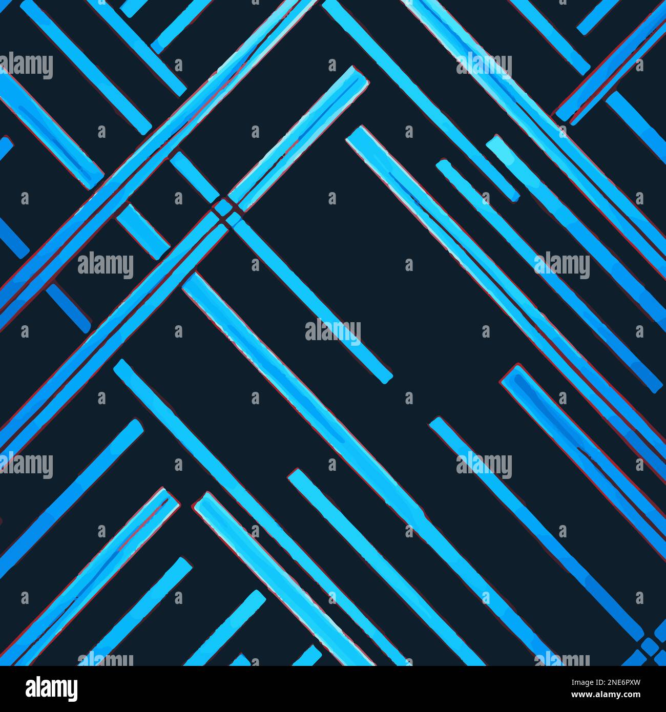 Stile sfondo vettoriale motivo blu. Grafica vettoriale fatta a mano Illustrazione Vettoriale