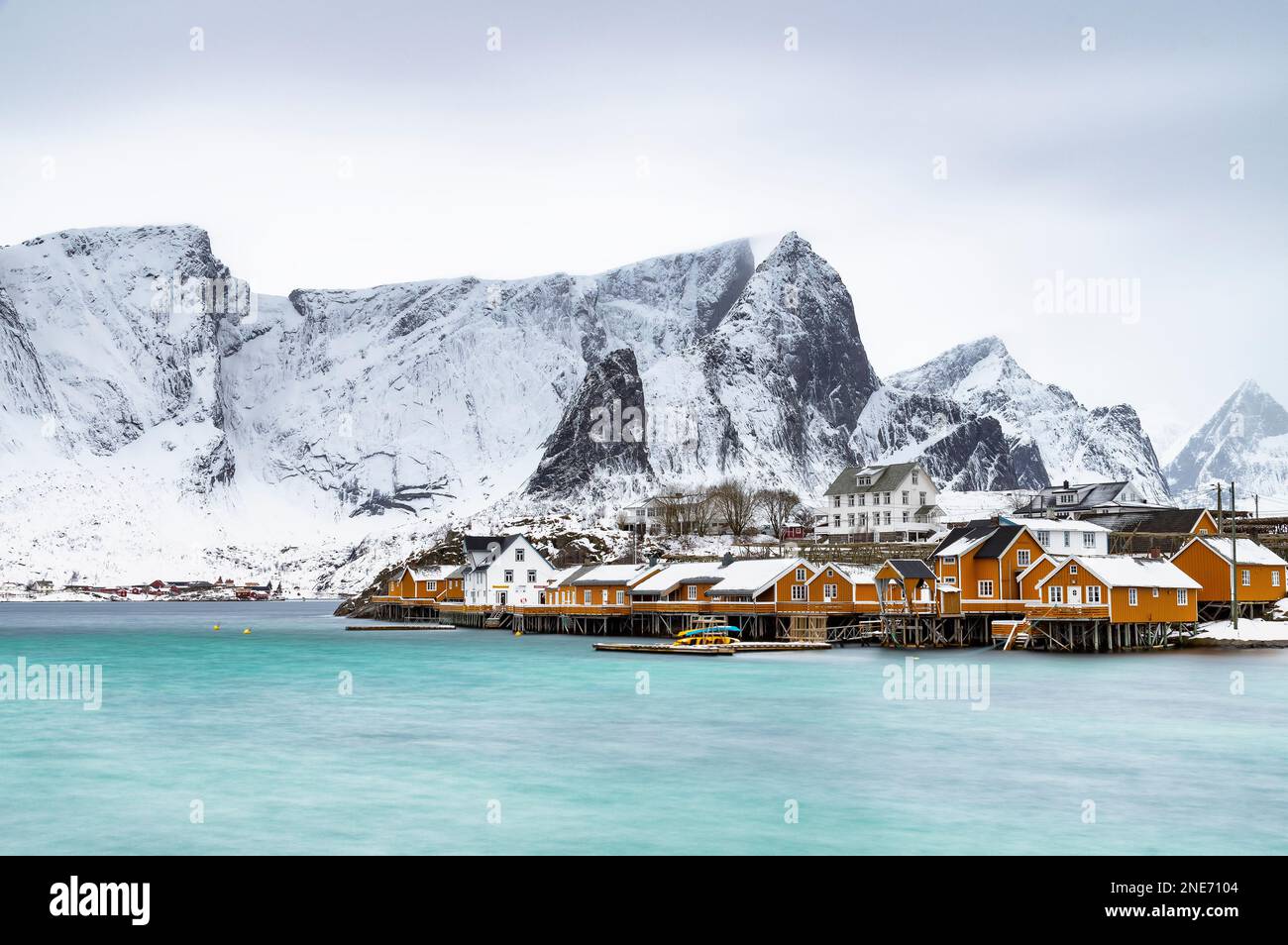 Sakrisoy, Lofoten Foto Stock