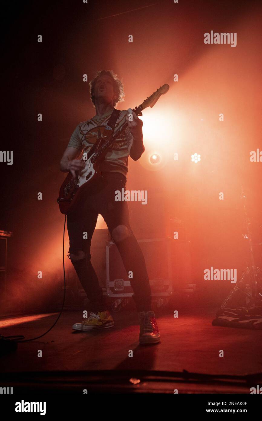 Roma, Italia. 15th Feb, 2023. The Wild Things durante Dirty Honey & The Wild Things, Concerto musicale a Roma, Italia, Febbraio 15 2023 Credit: Independent Photo Agency/Alamy Live News Foto Stock