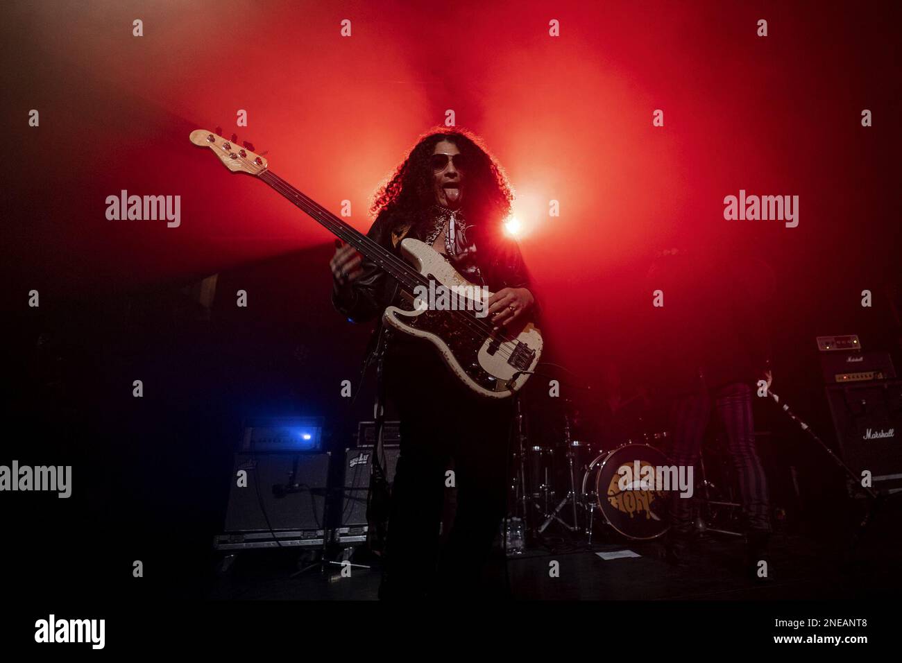 Roma, Italia. 15th Feb, 2023. Dirty Honey durante Dirty Honey & The Wild Things, Concerto musicale a Roma, Italia, Febbraio 15 2023 Credit: Independent Photo Agency/Alamy Live News Foto Stock