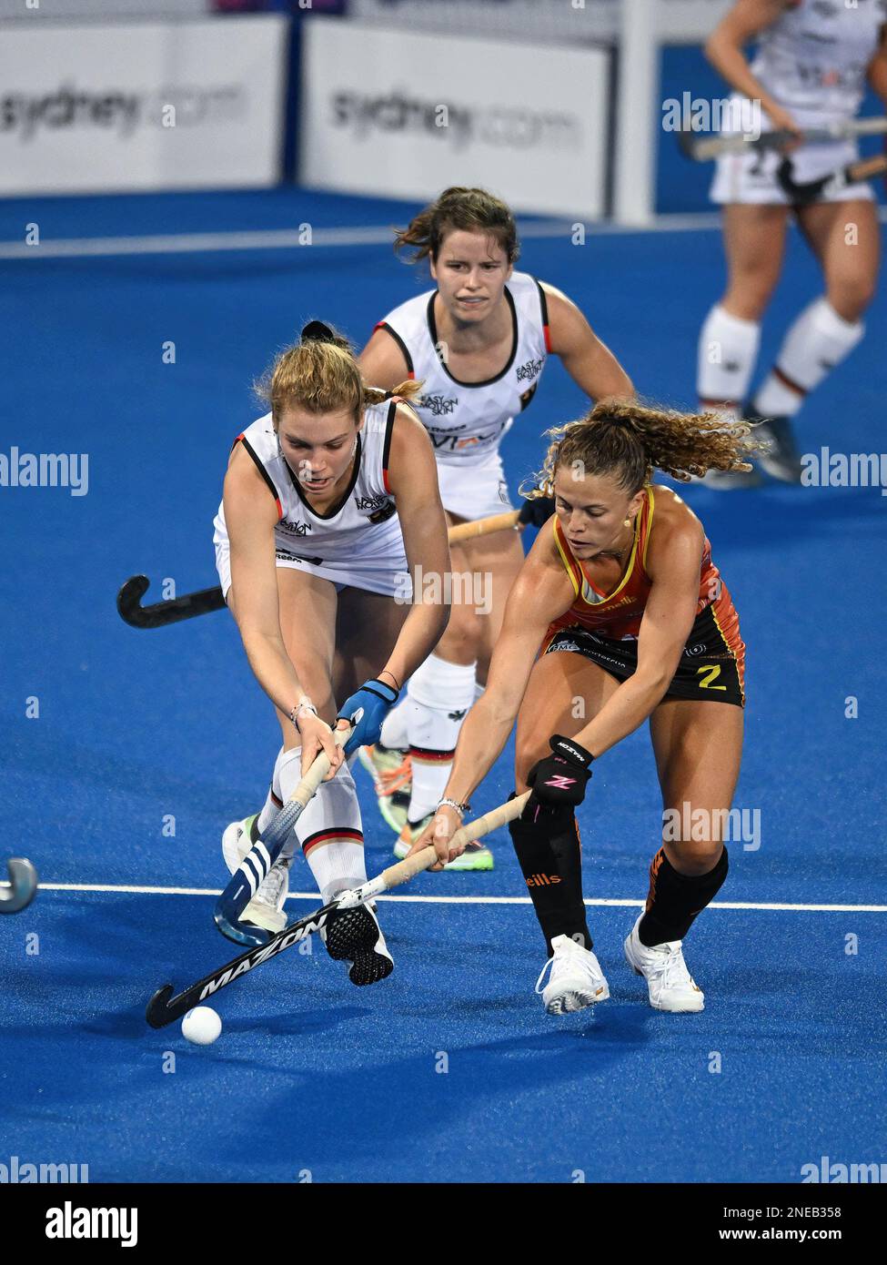 Felicia Wiedermann (L), Linnea Weidemann (M) della Germania Women's